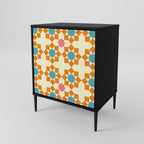 FLORAL DECOR Sideboard mit 1 Tür in Schwarz