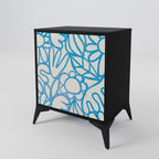 BLOOMY MORNING Sideboard mit 1 Tür in Schwarz