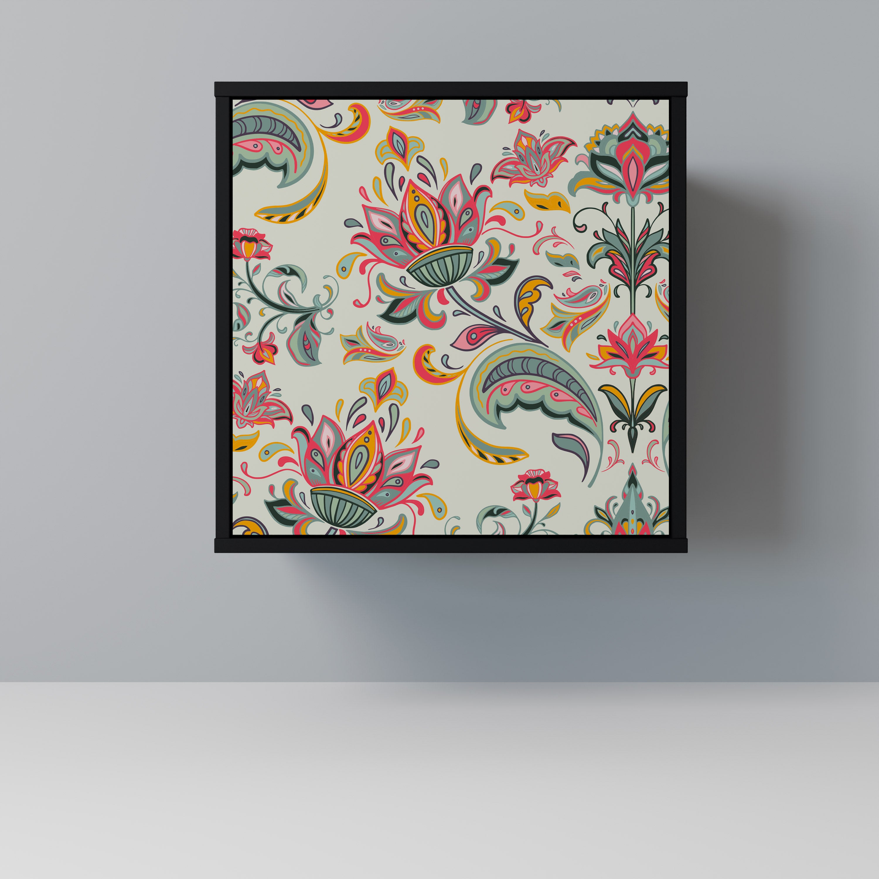 ORGANIC FOLKLORE Sideboard mit 1 Tür in Schwarz