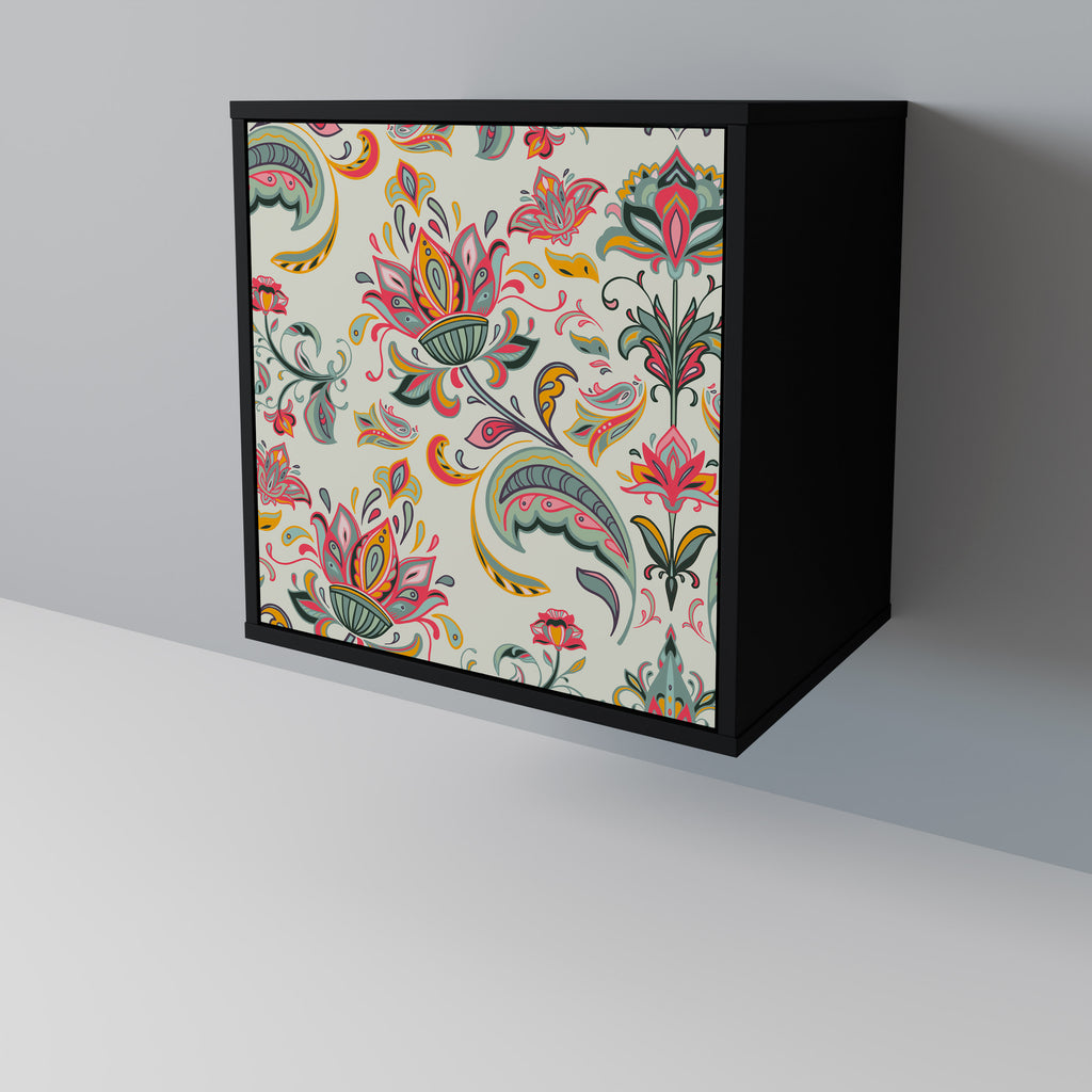 ORGANIC FOLKLORE Sideboard mit 1 Tür in Schwarz