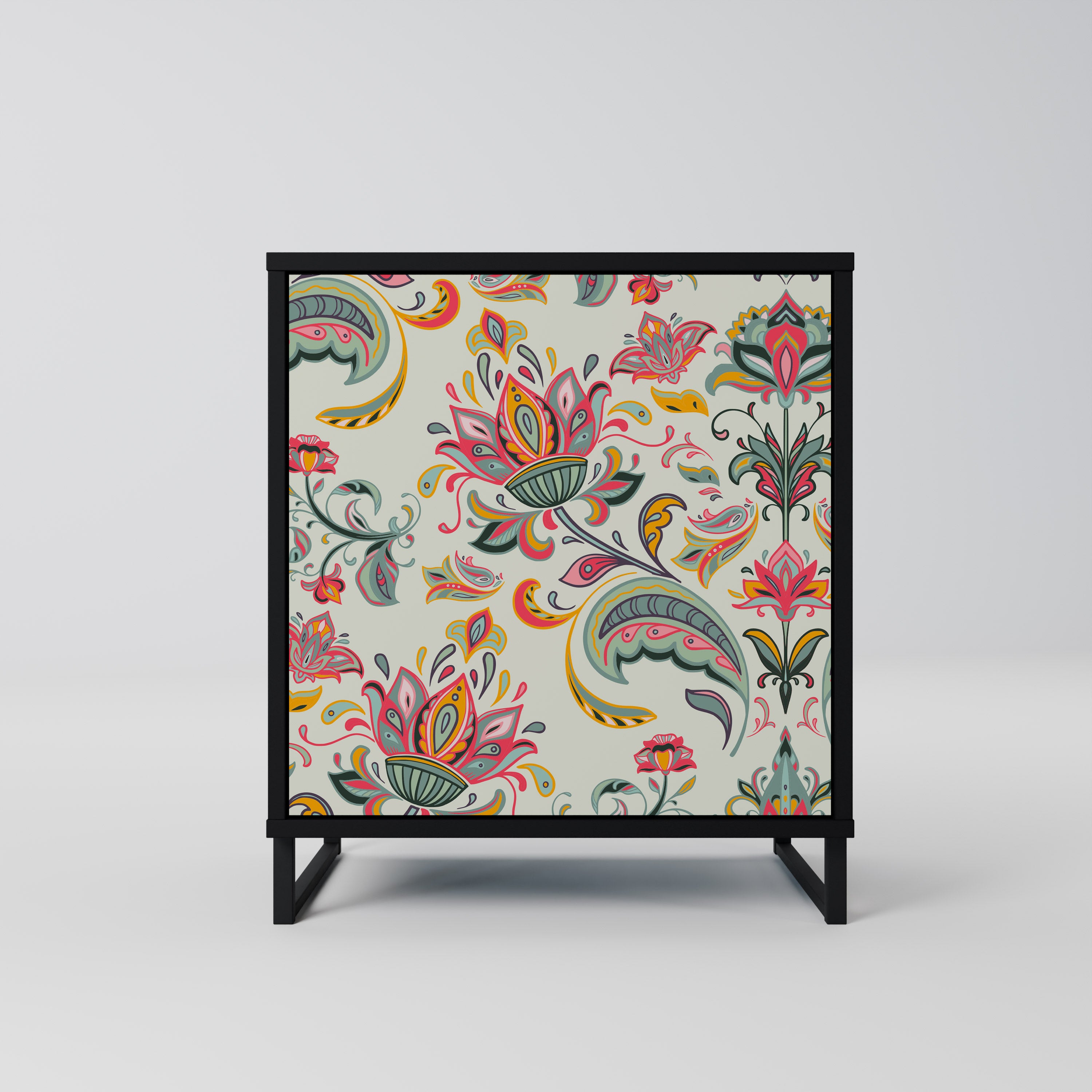 ORGANIC FOLKLORE Sideboard mit 1 Tür in Schwarz