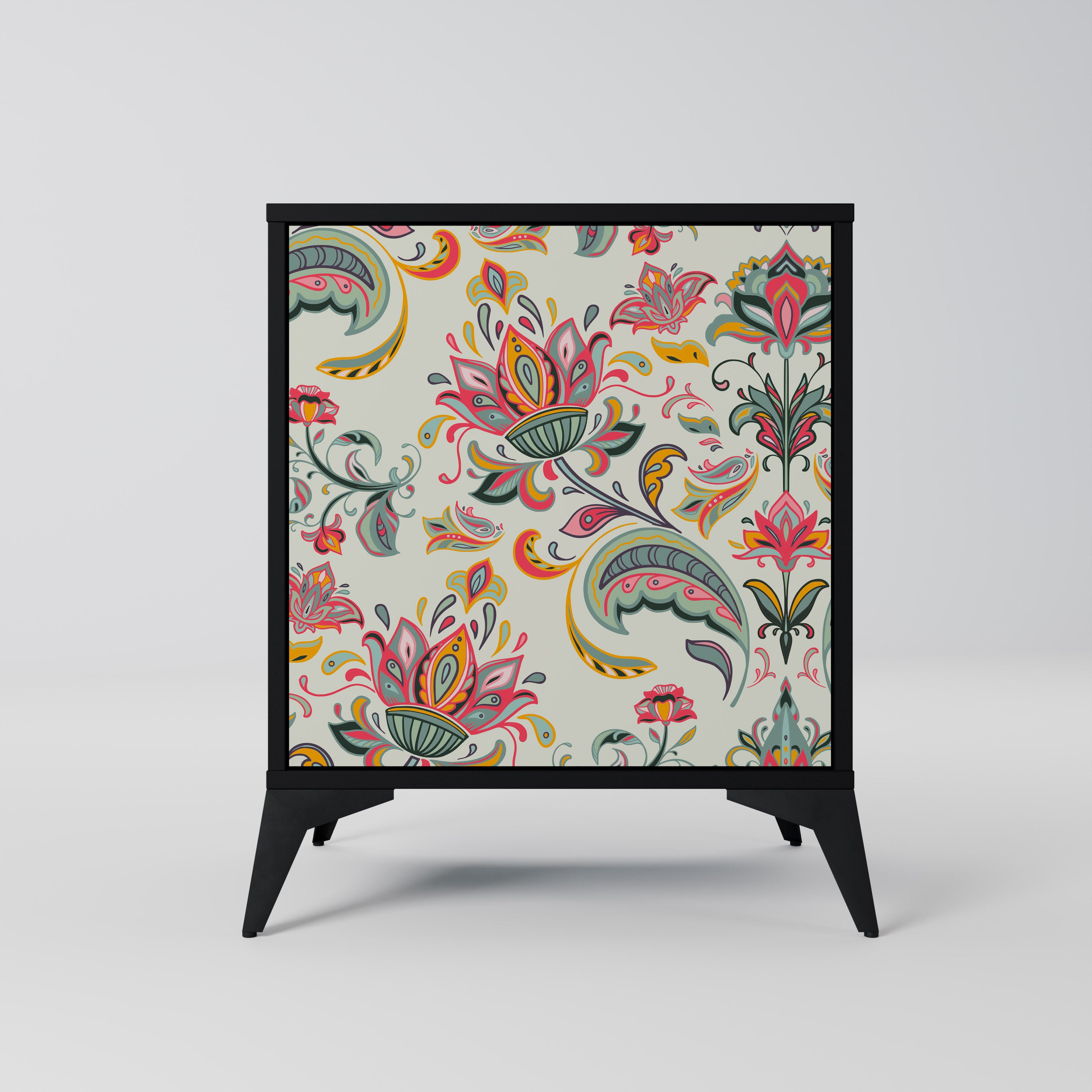 ORGANIC FOLKLORE Sideboard mit 1 Tür in Schwarz