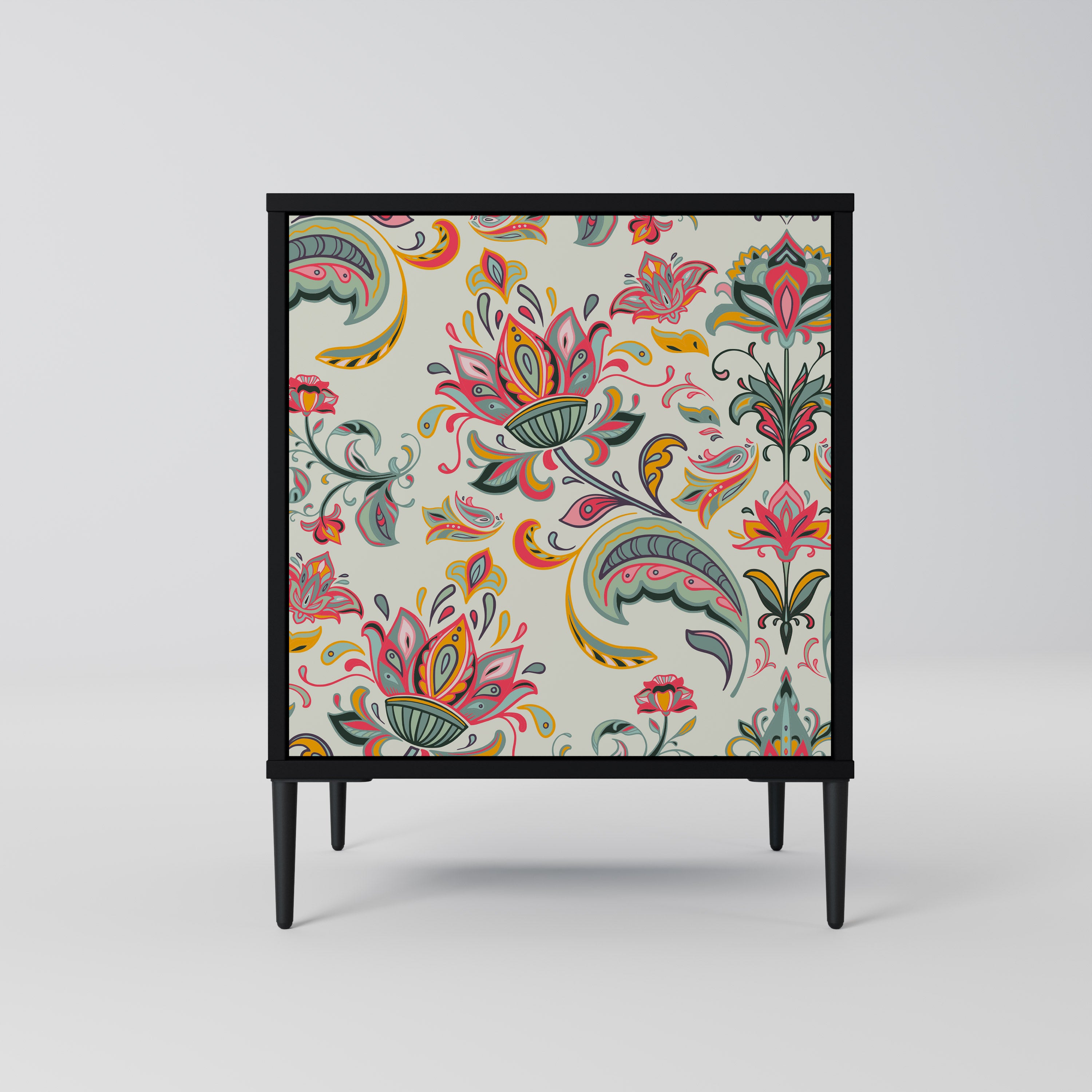 ORGANIC FOLKLORE Sideboard mit 1 Tür in Schwarz