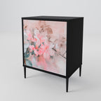 CHERRY BLOSSOM Sideboard mit 1 Tür in Schwarz