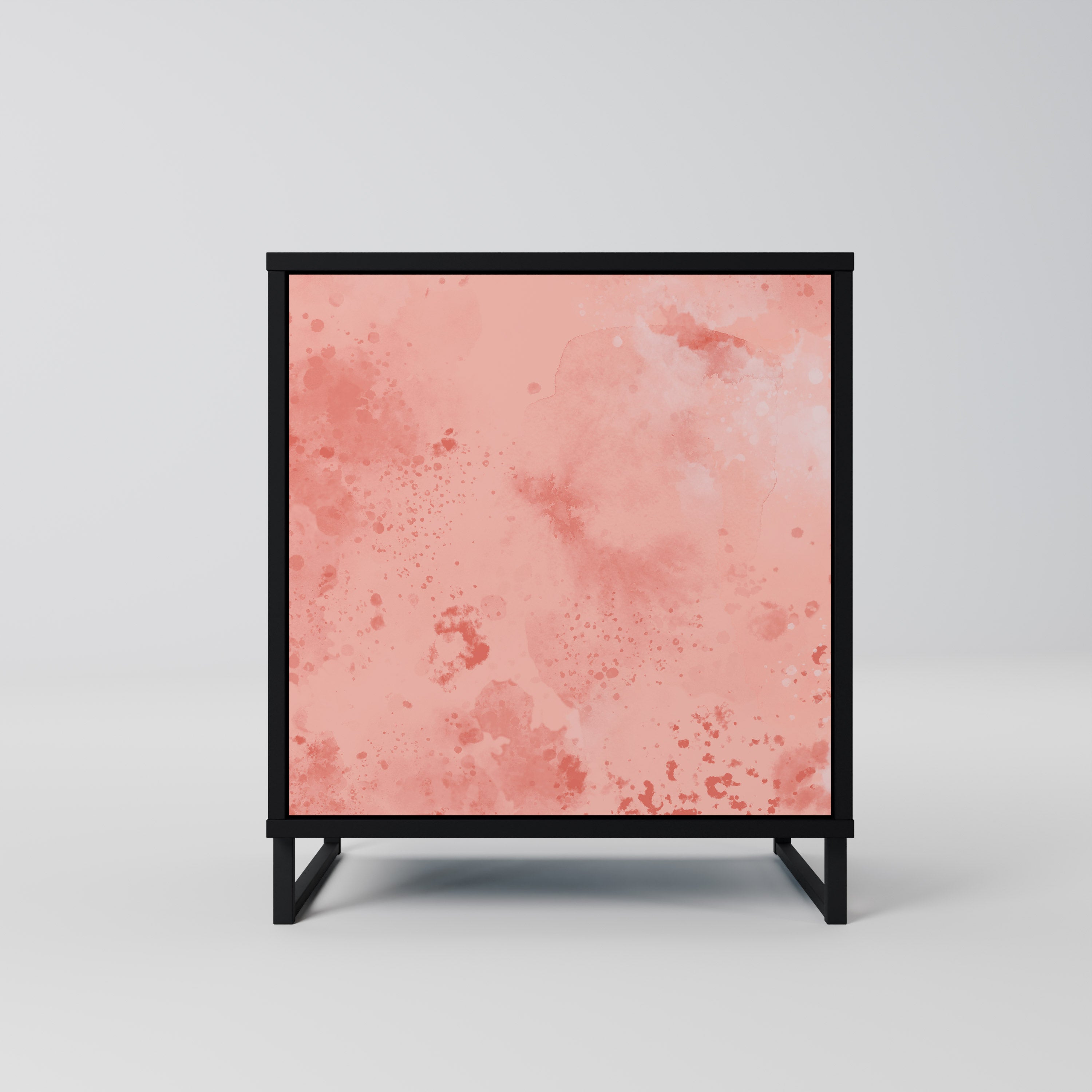 CRANE DANCE Sideboard mit 1 Tür in Schwarz