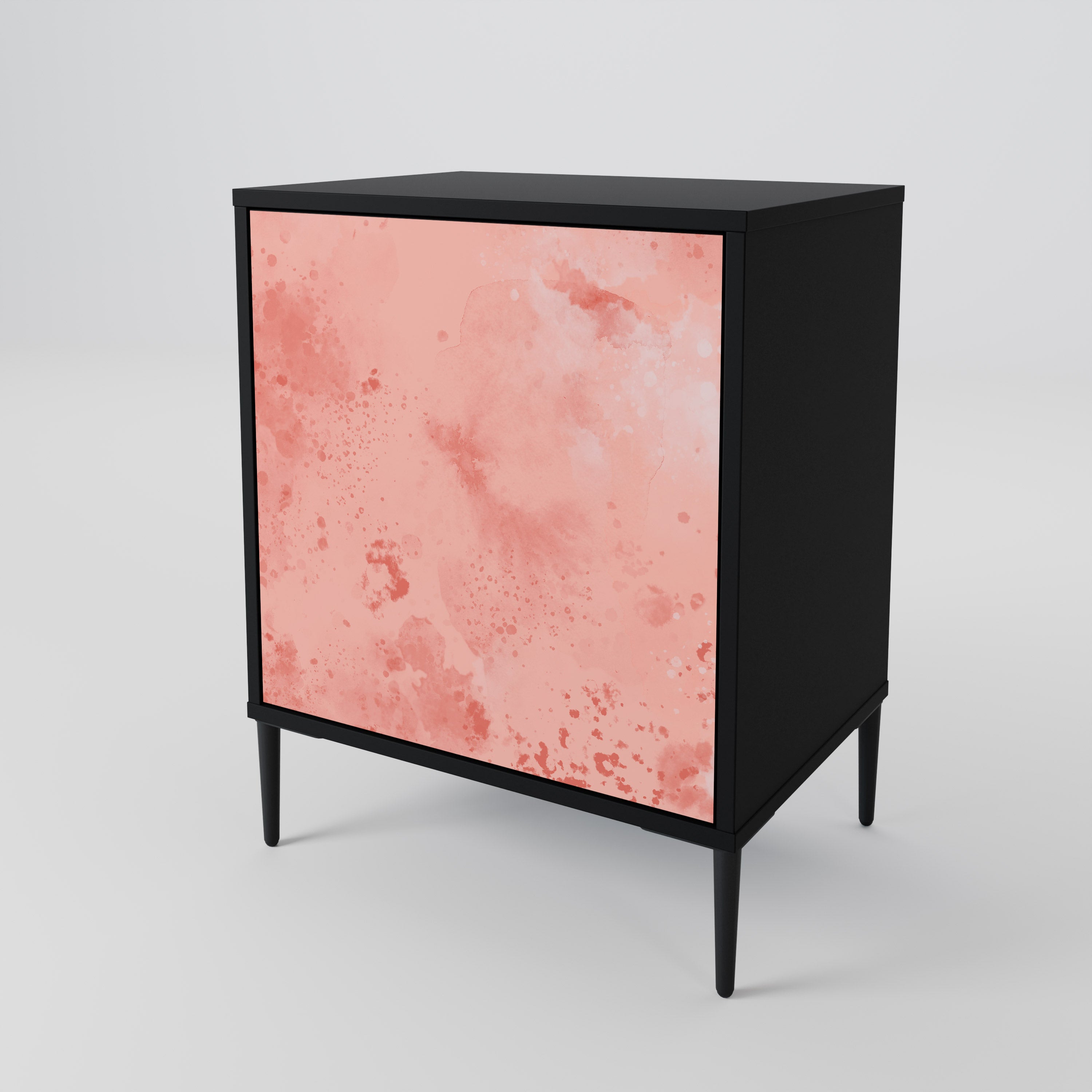 CRANE DANCE Sideboard mit 1 Tür in Schwarz