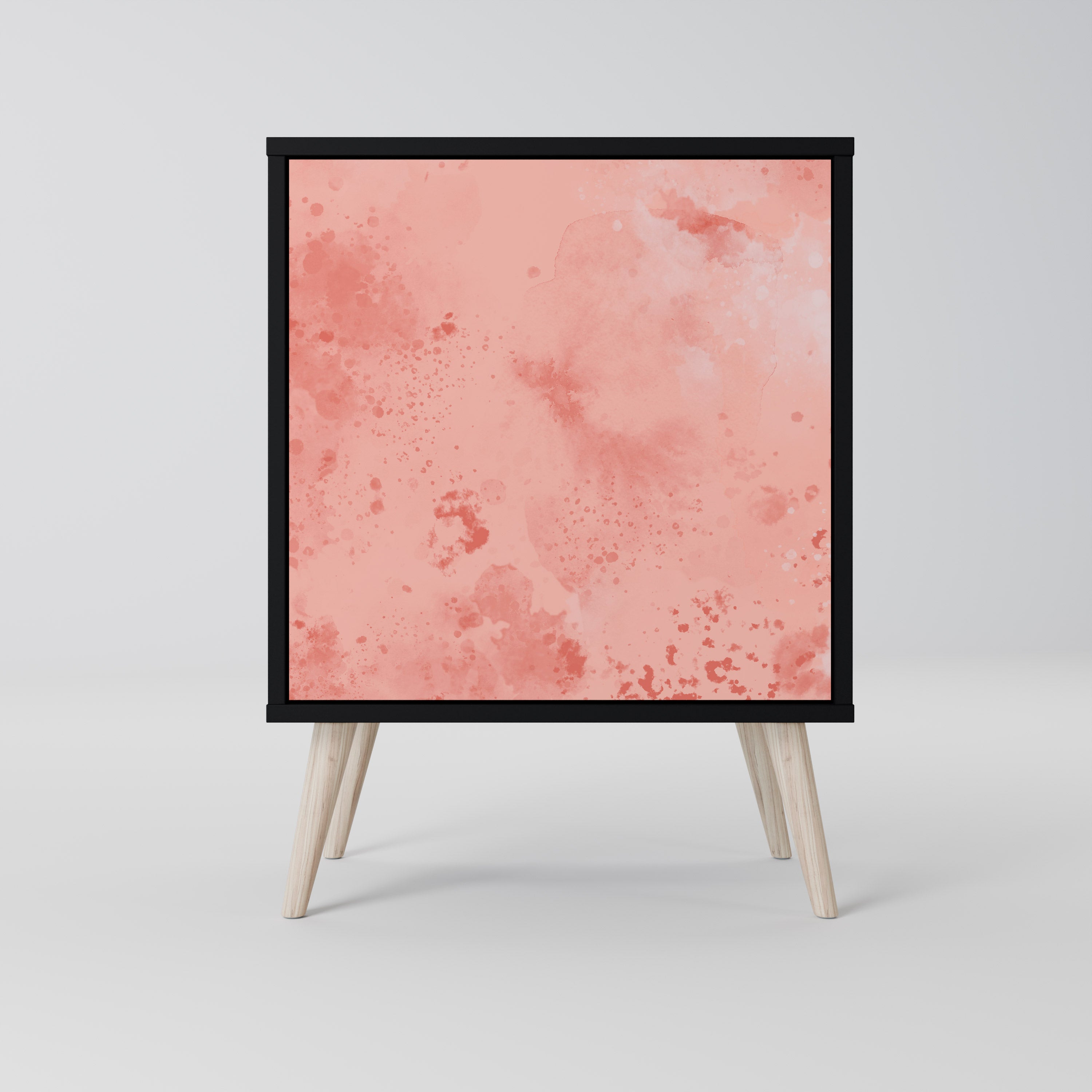 CRANE DANCE Sideboard mit 1 Tür in Schwarz