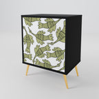 SEEDLING SONGBIRD Sideboard mit 1 Tür in Schwarz