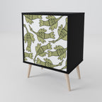SEEDLING SONGBIRD Sideboard mit 1 Tür in Schwarz