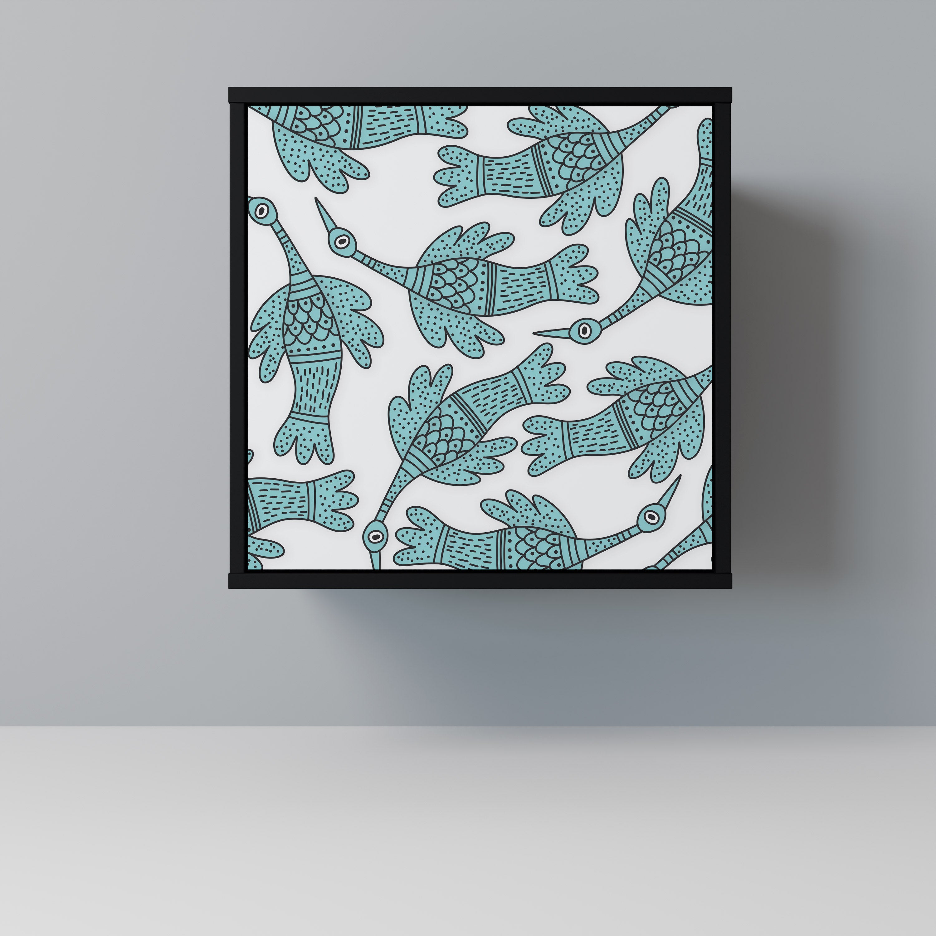 WATERSPOUT SONGIBIRD Sideboard mit 1 Tür in Schwarz