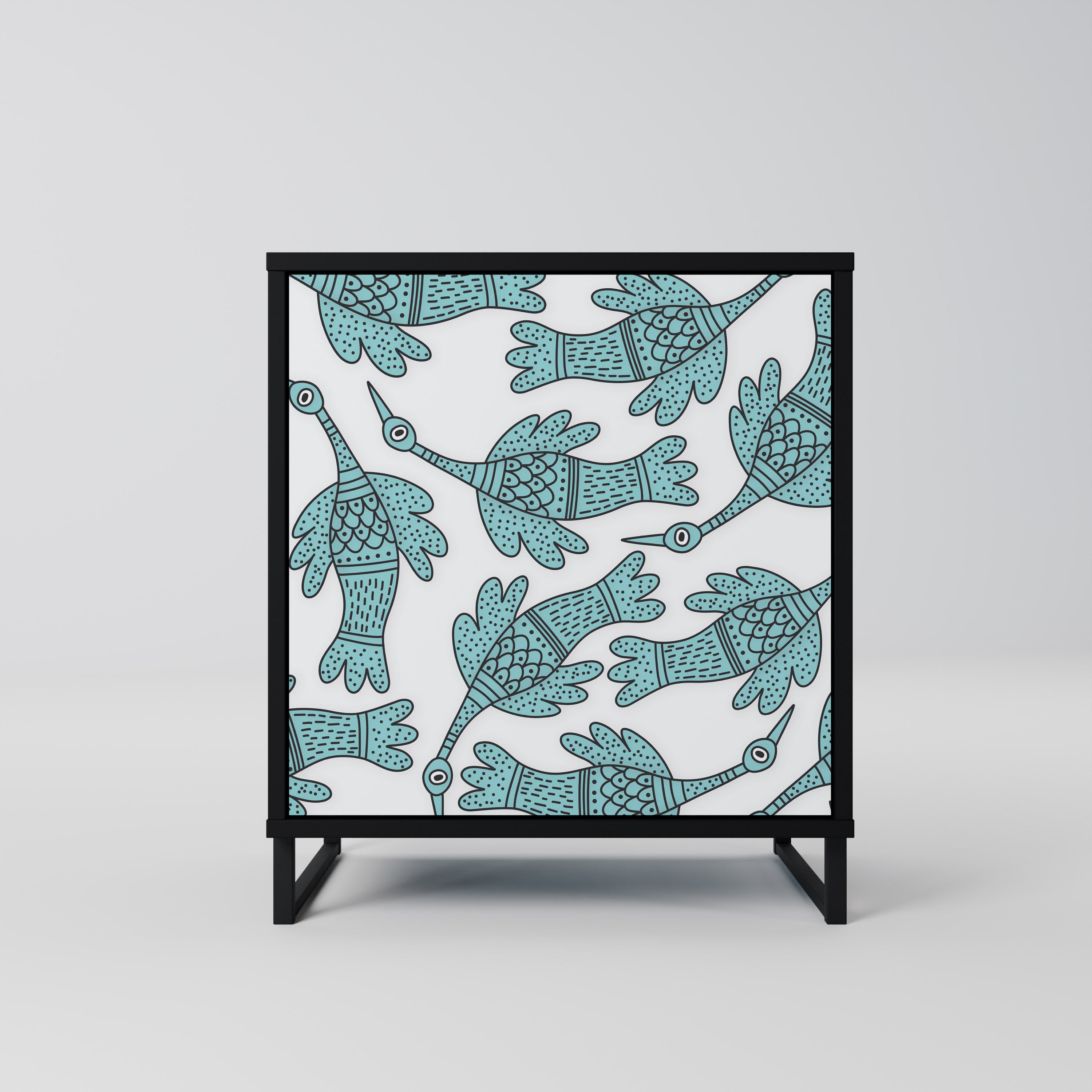 WATERSPOUT SONGIBIRD Sideboard mit 1 Tür in Schwarz