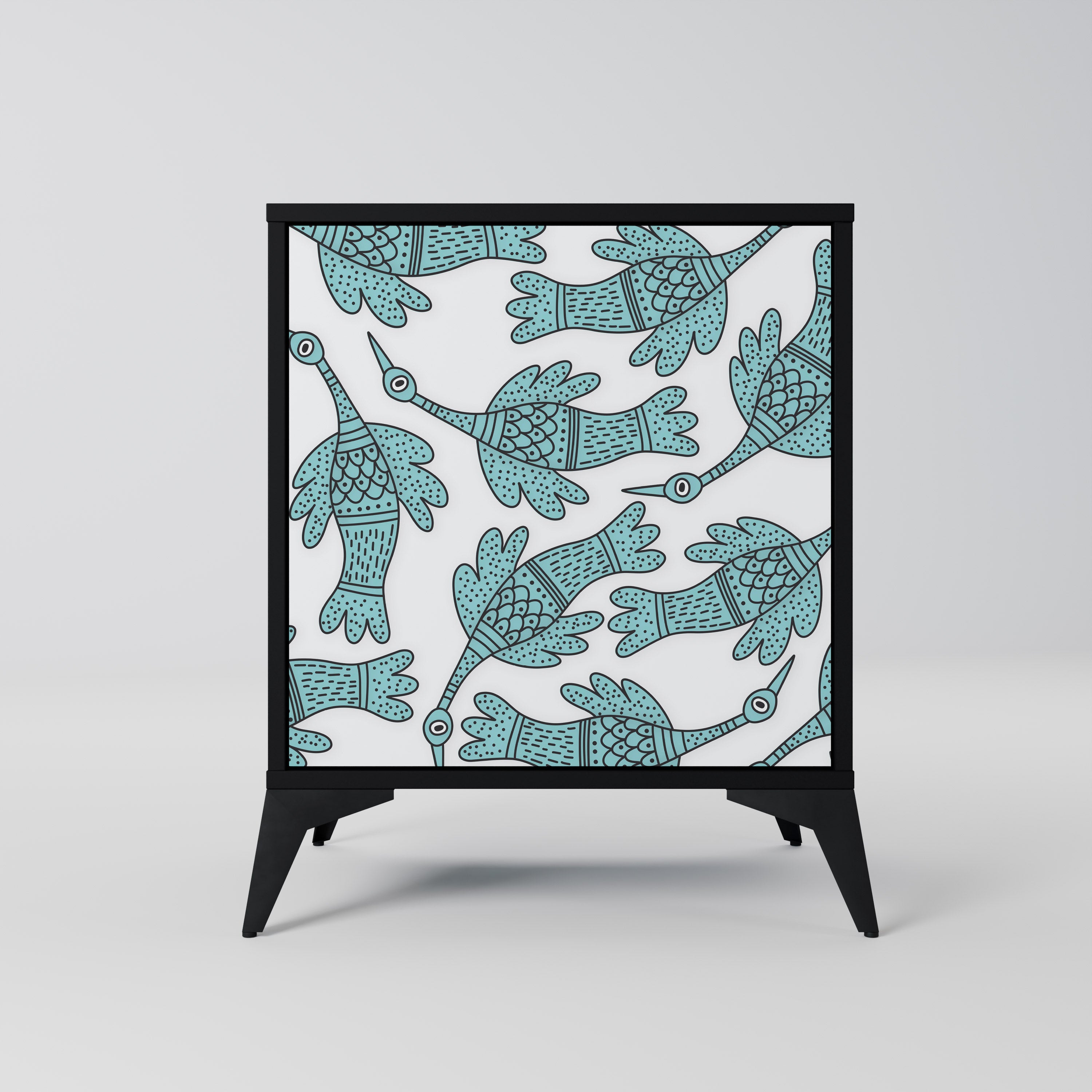 WATERSPOUT SONGIBIRD Sideboard mit 1 Tür in Schwarz