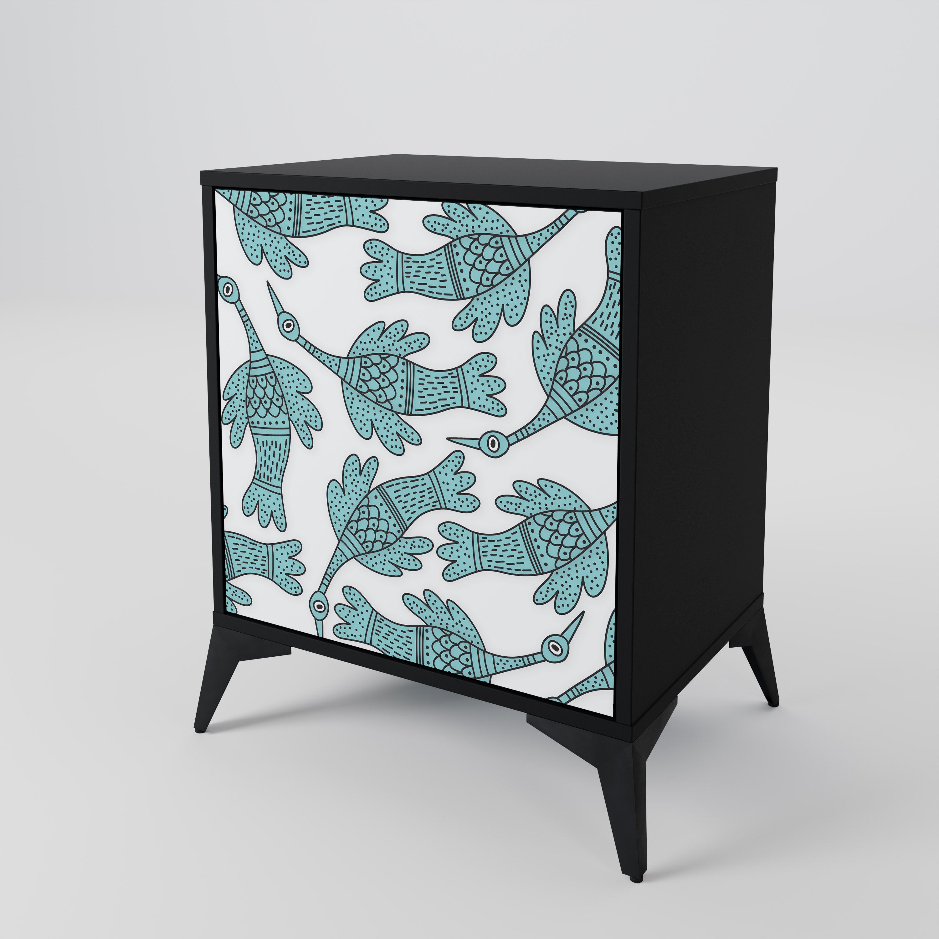 WATERSPOUT SONGIBIRD Sideboard mit 1 Tür in Schwarz
