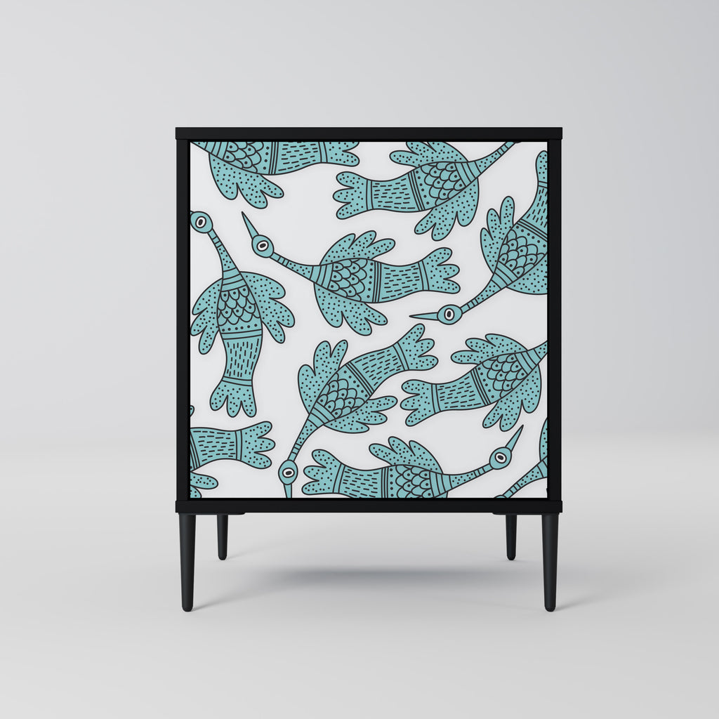 WATERSPOUT SONGIBIRD Sideboard mit 1 Tür in Schwarz