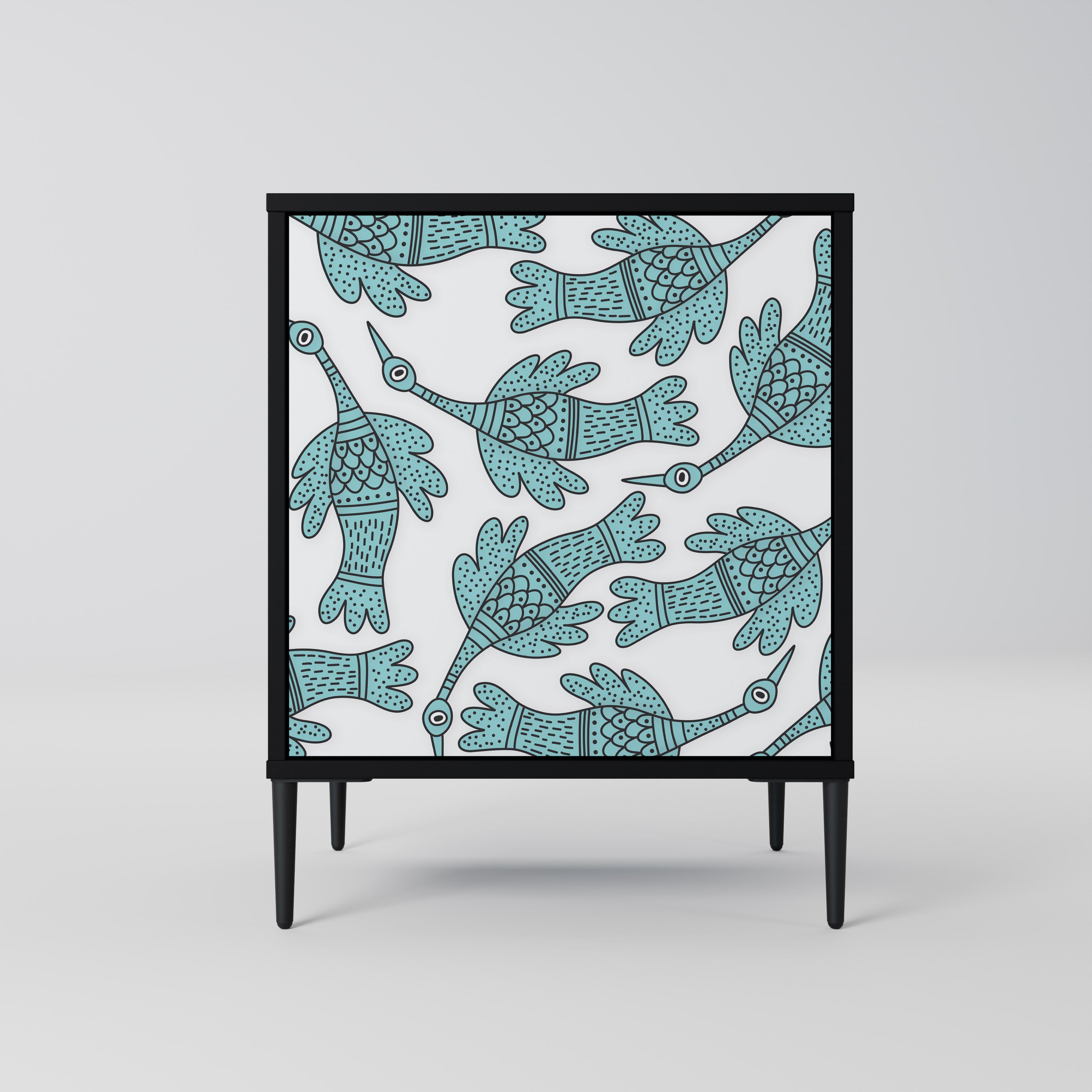 WATERSPOUT SONGIBIRD Sideboard mit 1 Tür in Schwarz