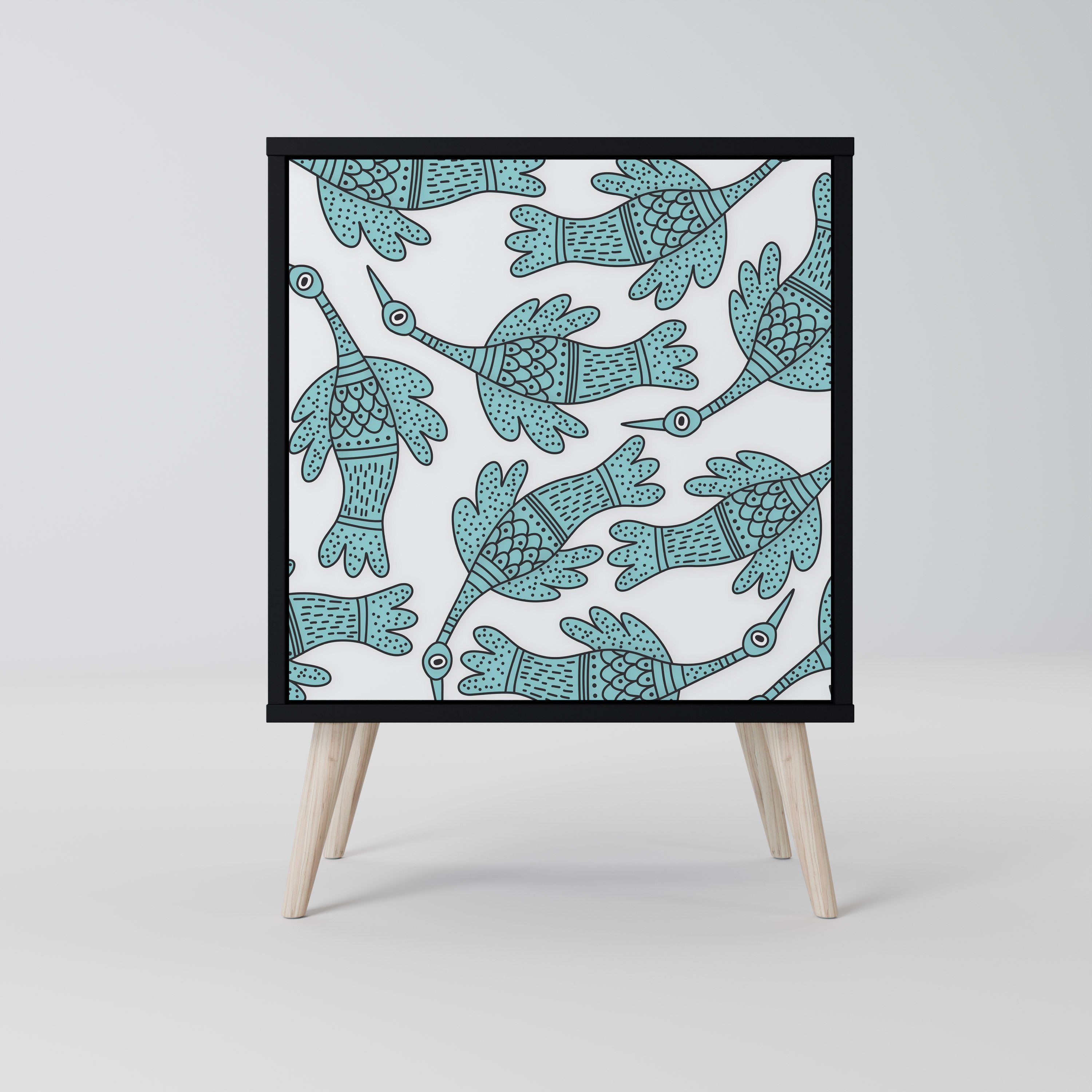 WATERSPOUT SONGIBIRD Sideboard mit 1 Tür in Schwarz