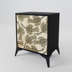 ALMONDINE SONGBIRD Sideboard mit 1 Tür in Schwarz