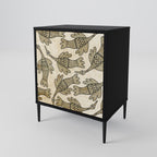 ALMONDINE SONGBIRD Sideboard mit 1 Tür in Schwarz