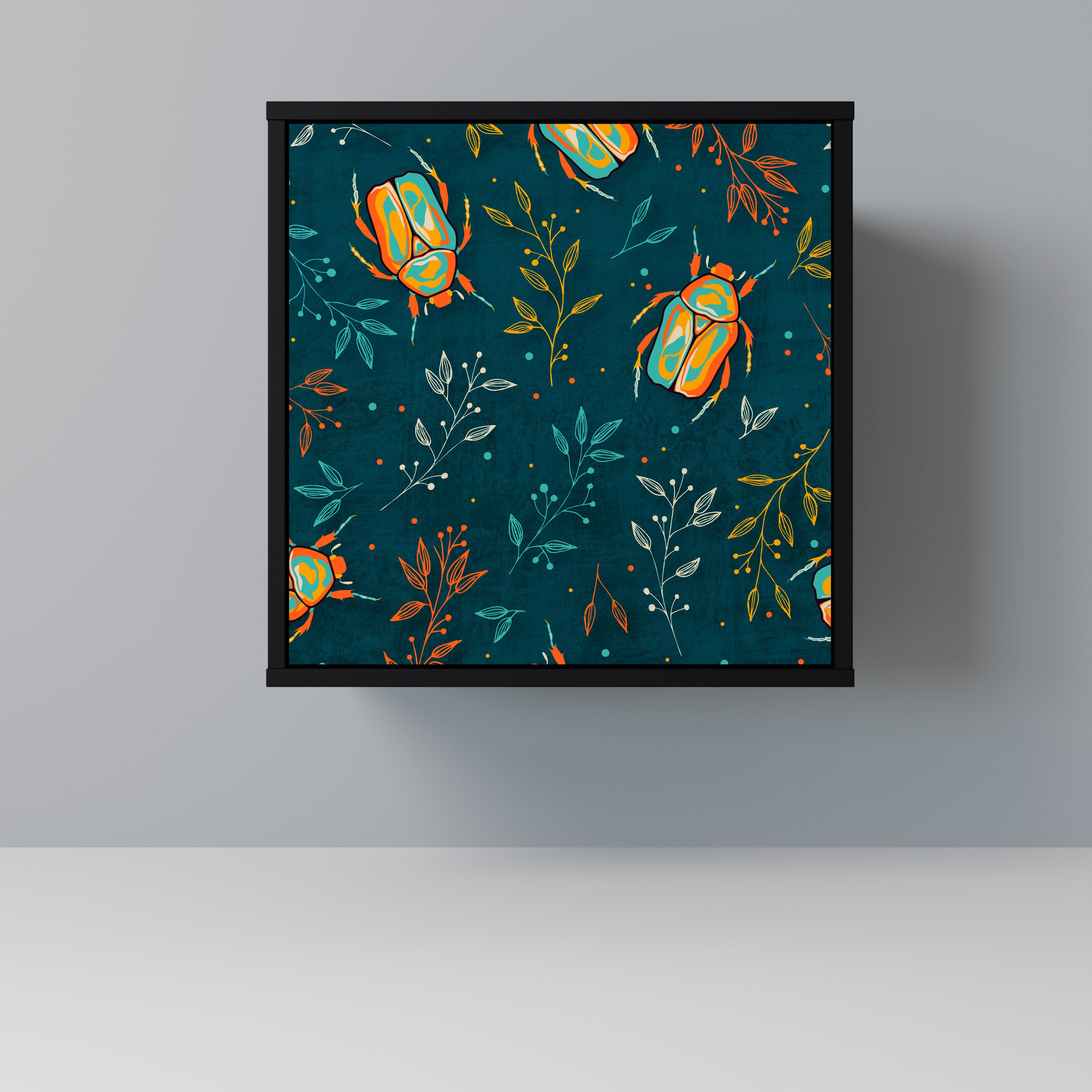 AUTUMN INSECTS Sideboard mit 1 Tür in Schwarz