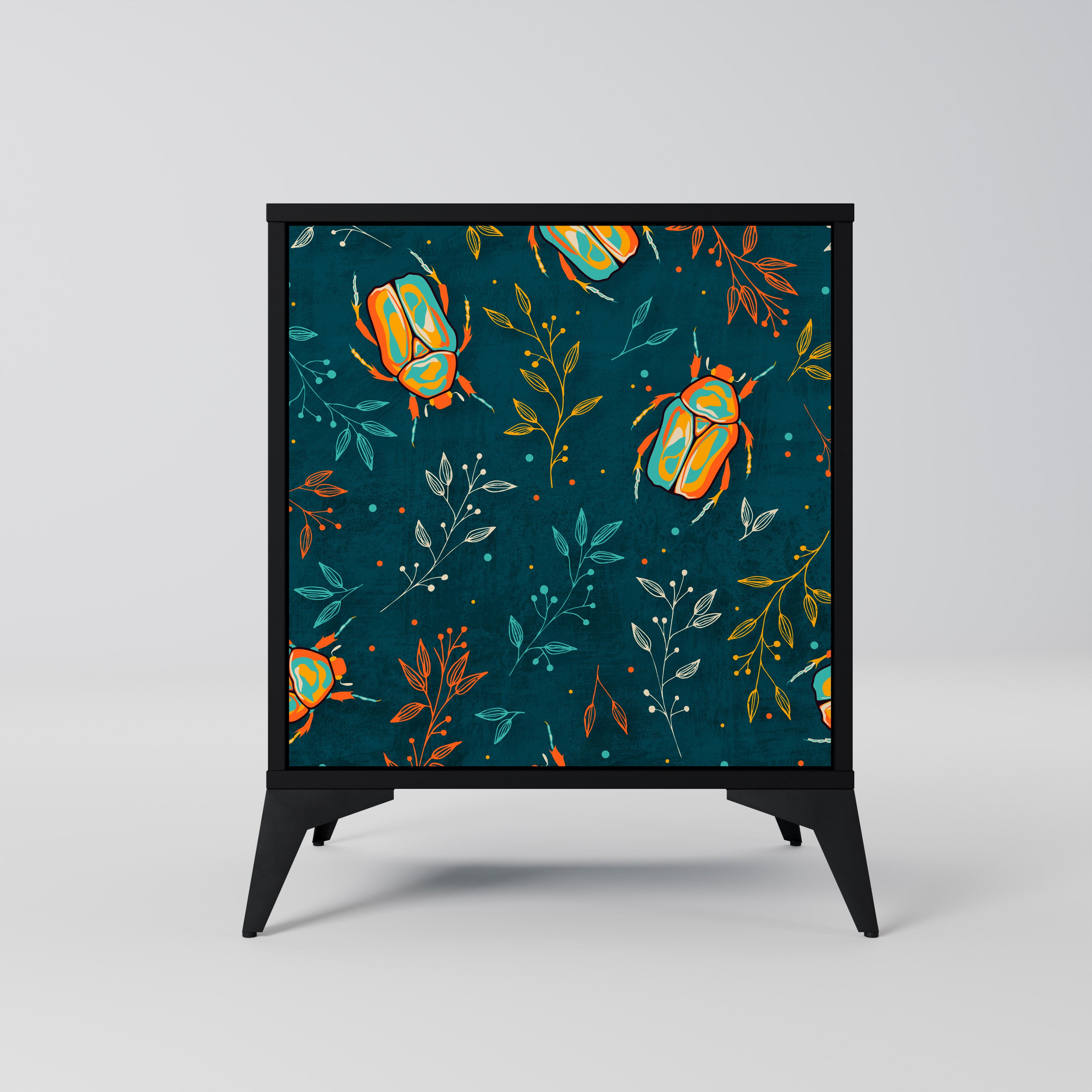 AUTUMN INSECTS Sideboard mit 1 Tür in Schwarz