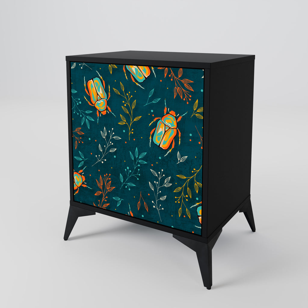 AUTUMN INSECTS Sideboard mit 1 Tür in Schwarz