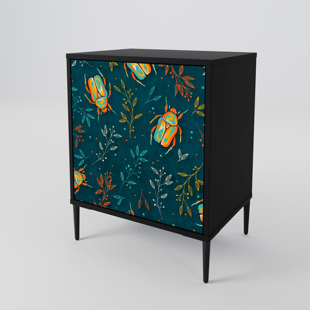 AUTUMN INSECTS Sideboard mit 1 Tür in Schwarz