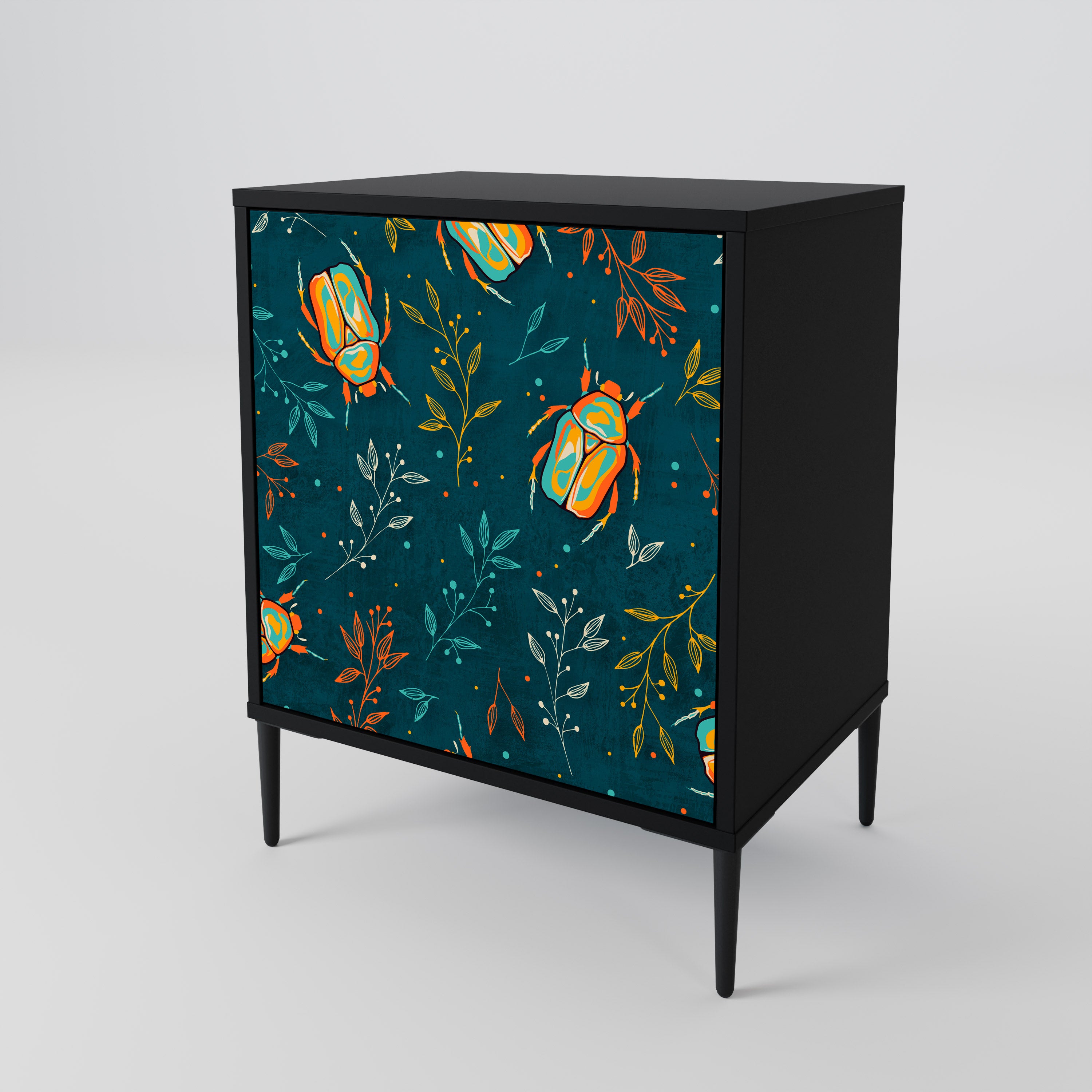 AUTUMN INSECTS Sideboard mit 1 Tür in Schwarz