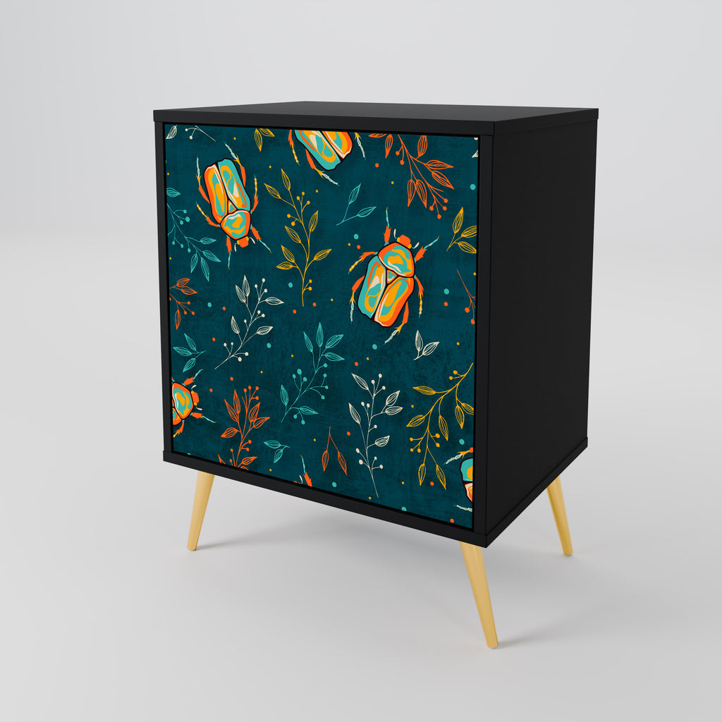 AUTUMN INSECTS Sideboard mit 1 Tür in Schwarz