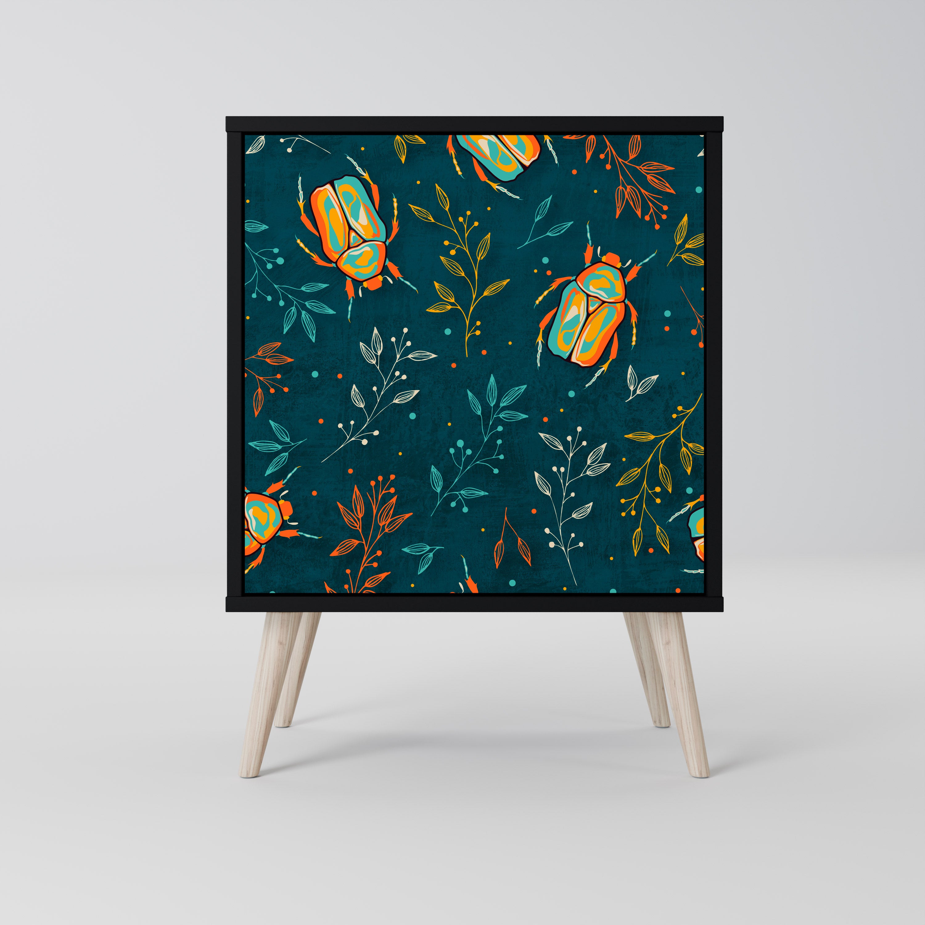 AUTUMN INSECTS Sideboard mit 1 Tür in Schwarz