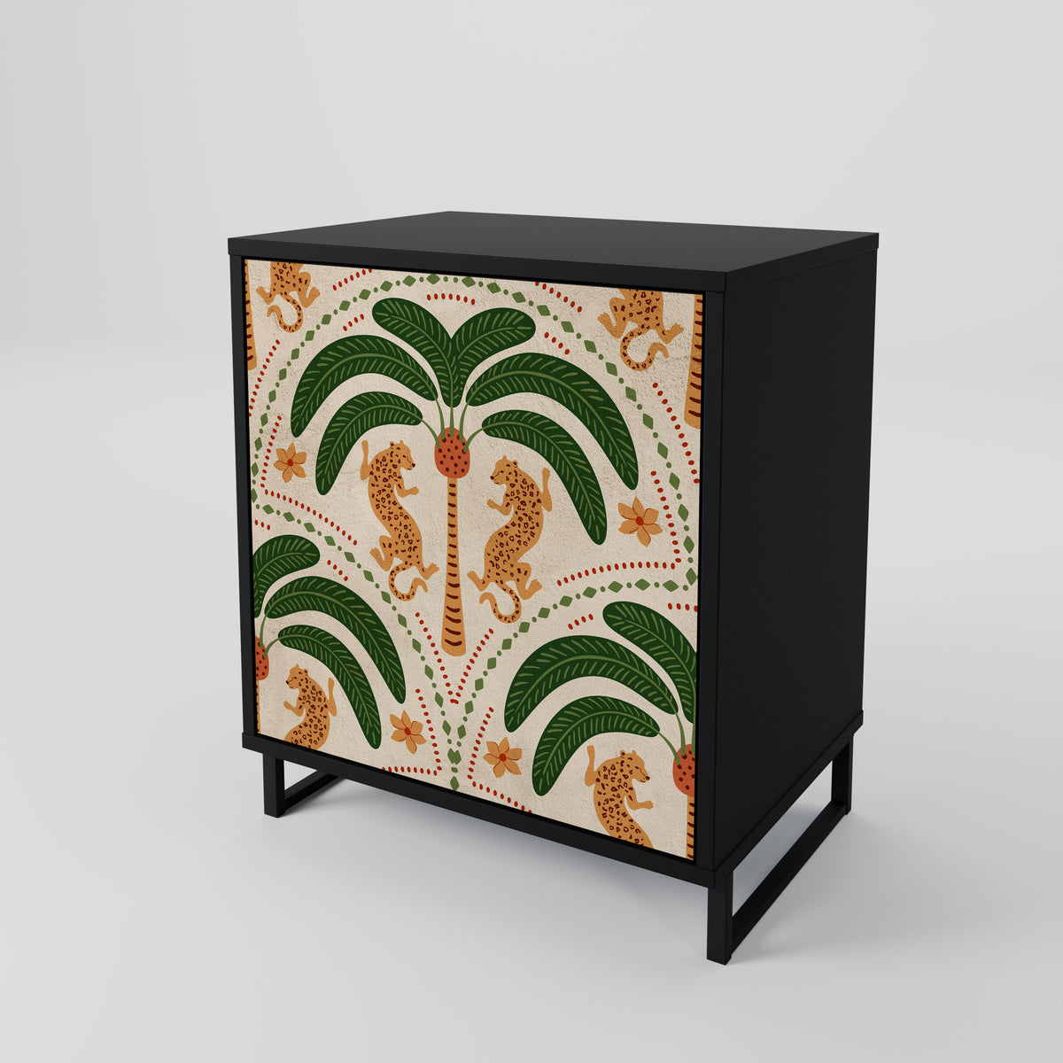 DANCING PREDATORS 1-türiges Sideboard
