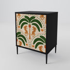 DANCING PREDATORS Sideboard mit 1 Tür in Schwarz