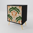 DANCING PREDATORS Sideboard mit 1 Tür in Schwarz