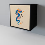 MYTHOLOGICAL CREATURES Sideboard mit 1 Tür in Schwarz