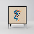 MYTHOLOGICAL CREATURES Sideboard mit 1 Tür in Schwarz