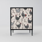 HAPPY HENS Sideboard mit 1 Tür in Schwarz