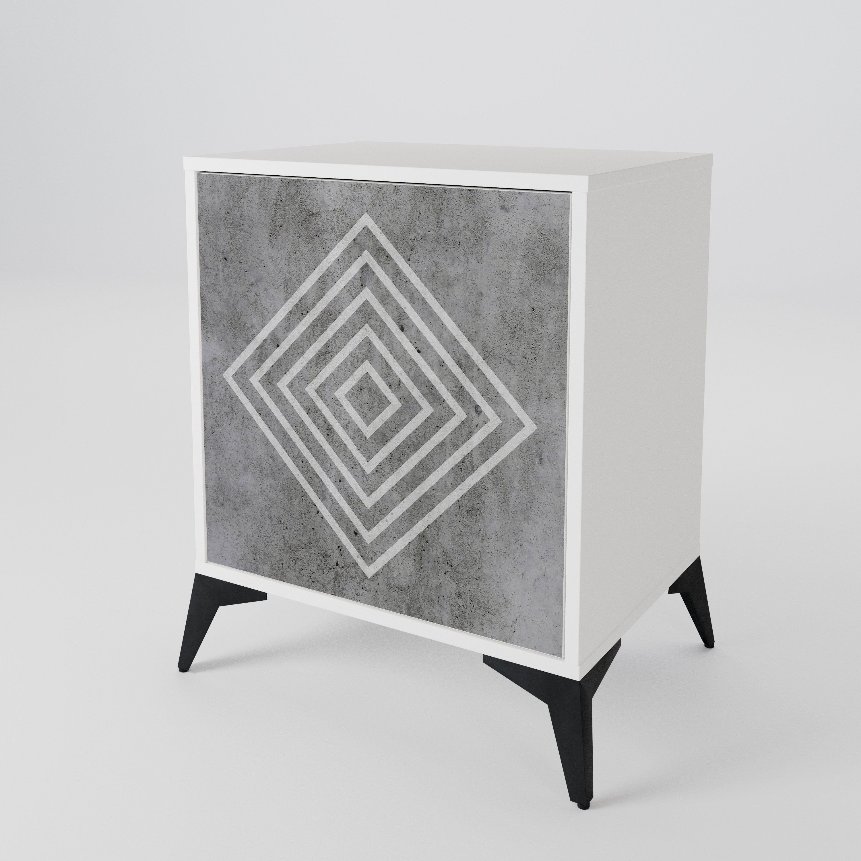 POLYGONAL ARTISTRY 1-Door Sideboard