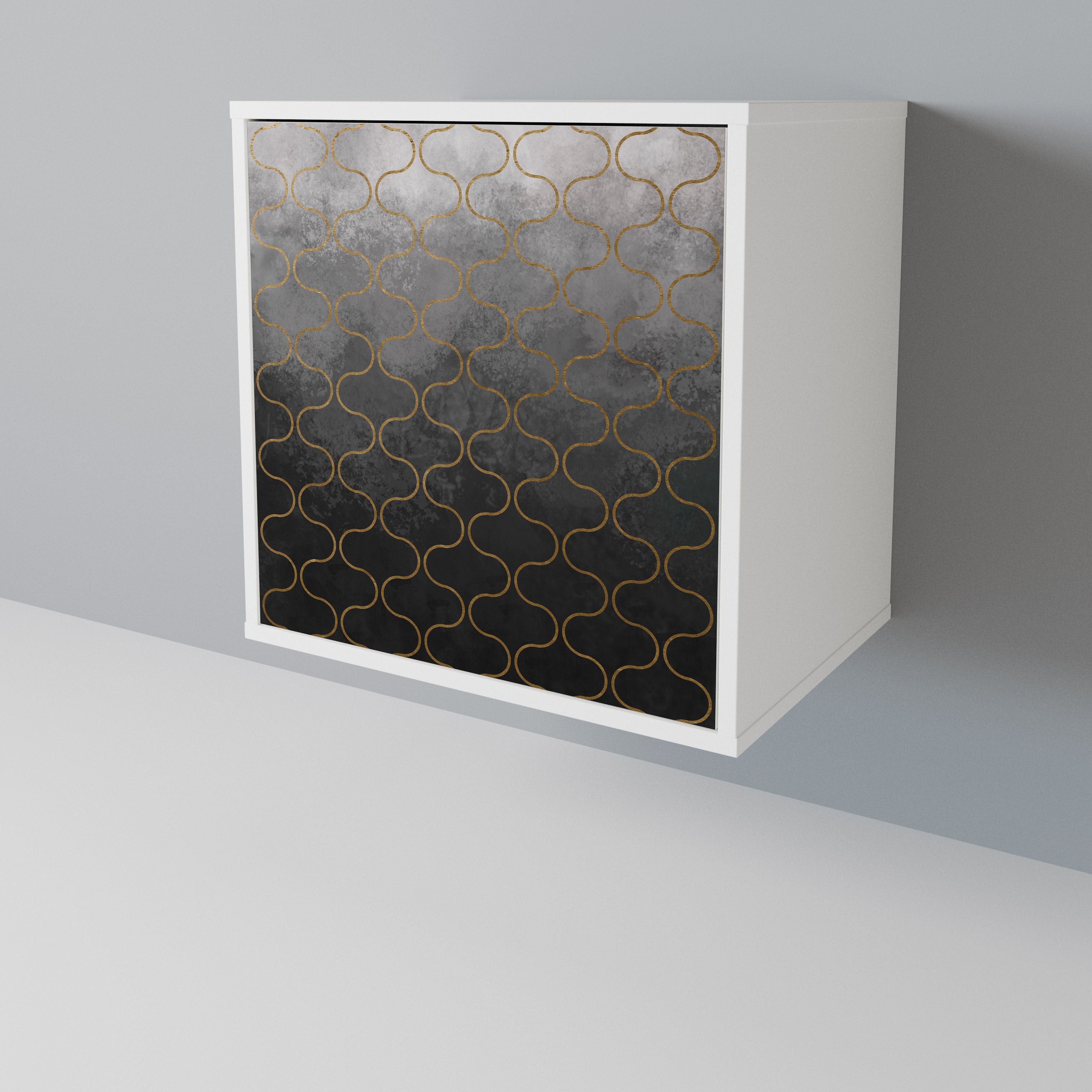 TESSELATED GRAYISH 1-Door Sideboard