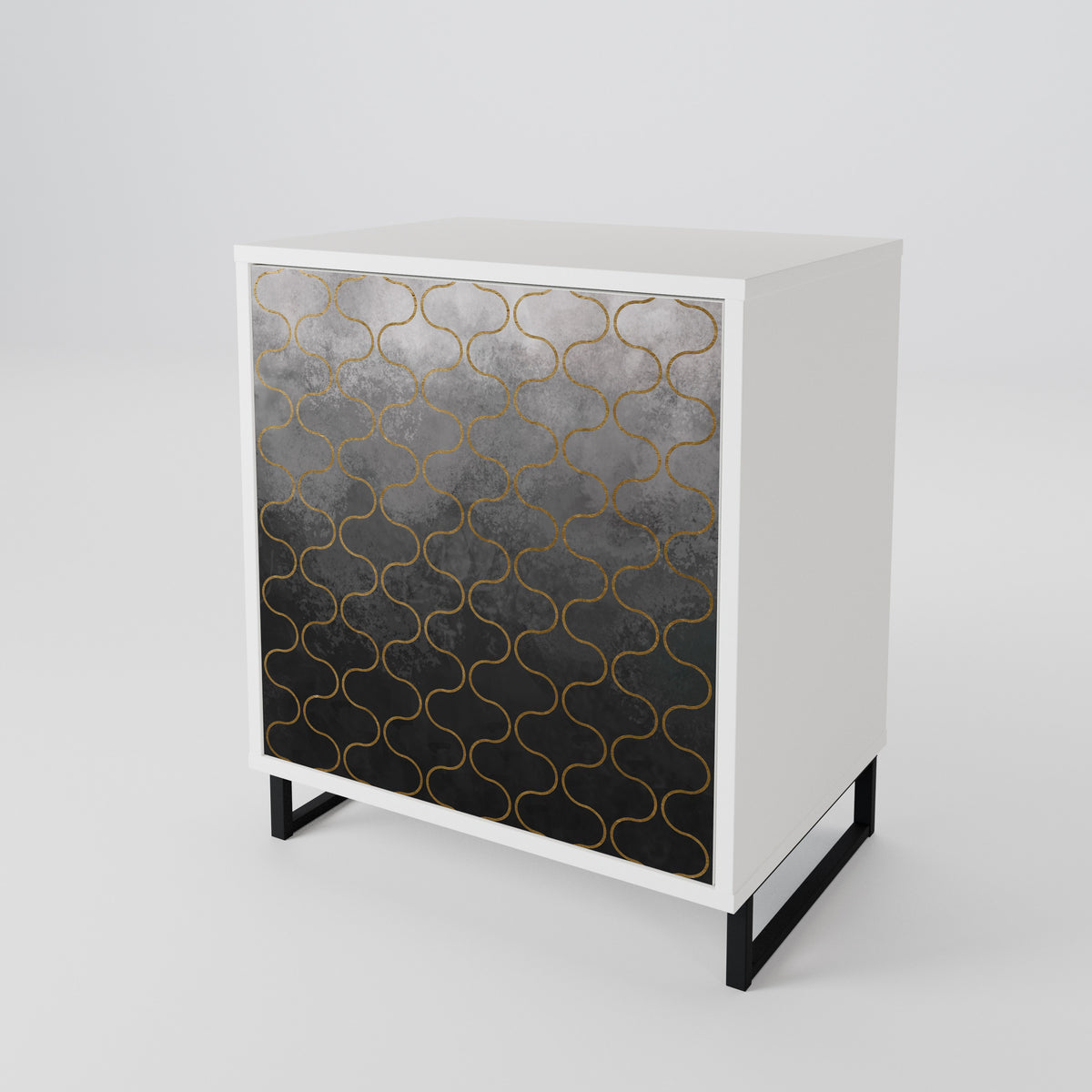 TESSELATED GRAYISH 1-türiges Sideboard