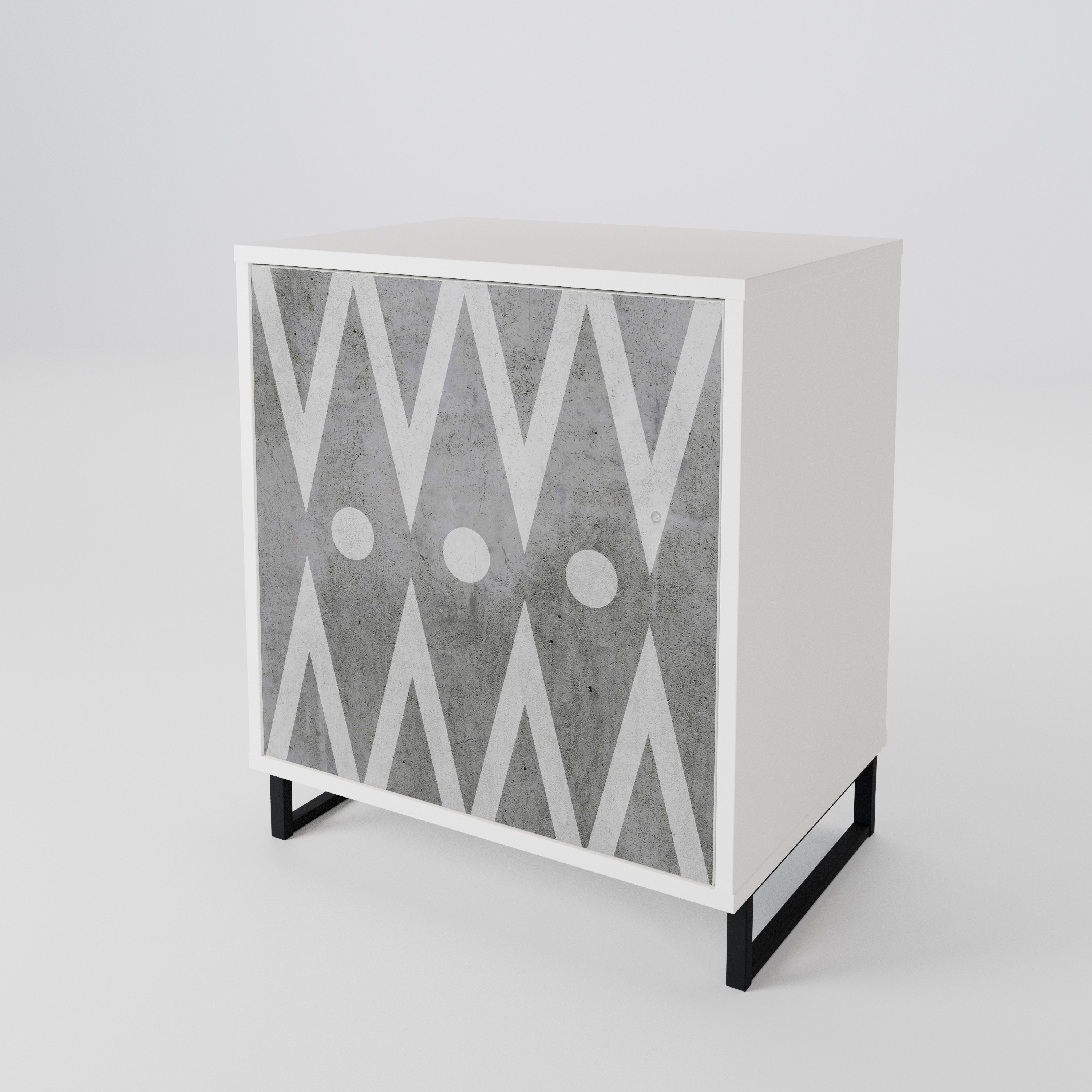 SHARP EDGES 1-türiges Sideboard