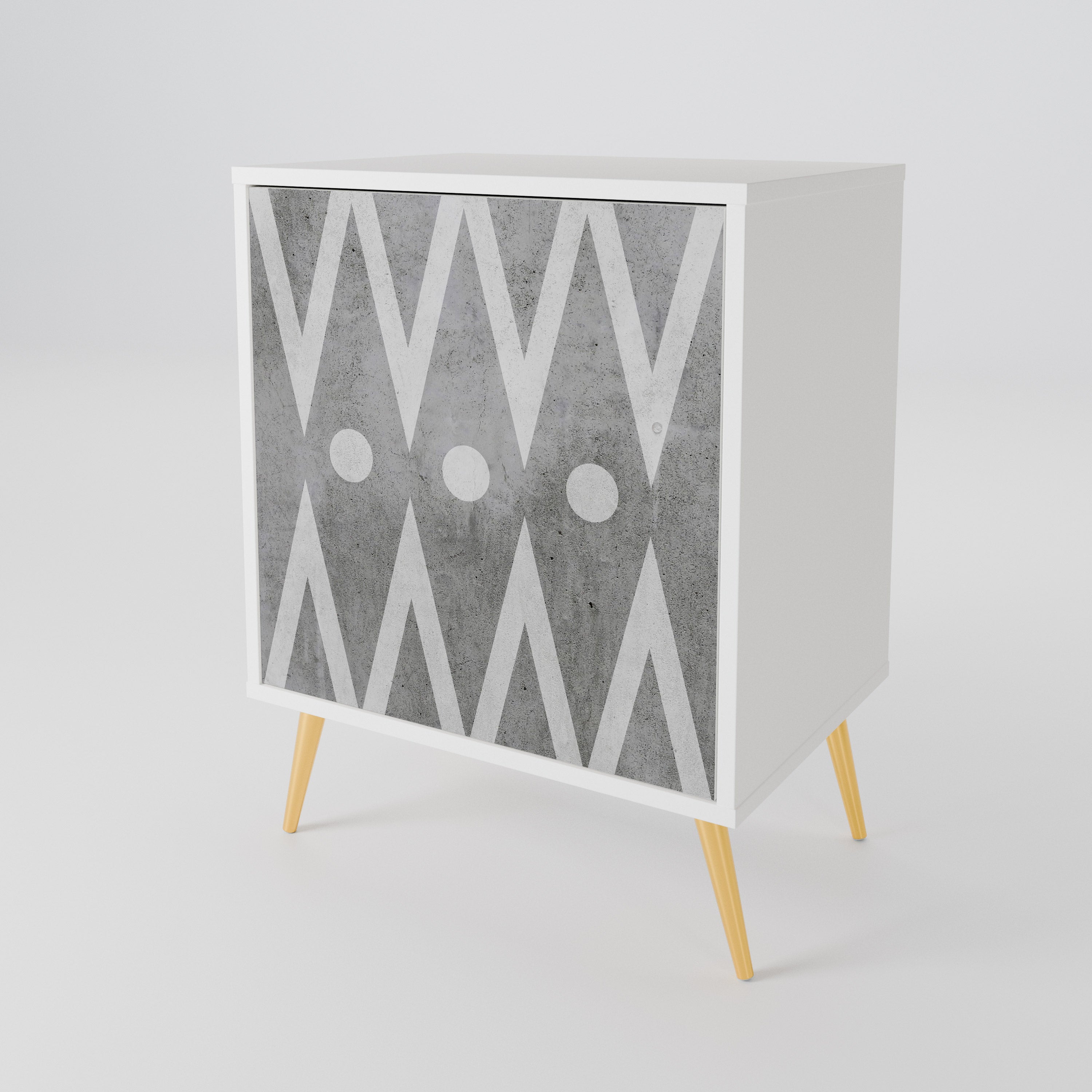 SHARP EDGES 1-türiges Sideboard