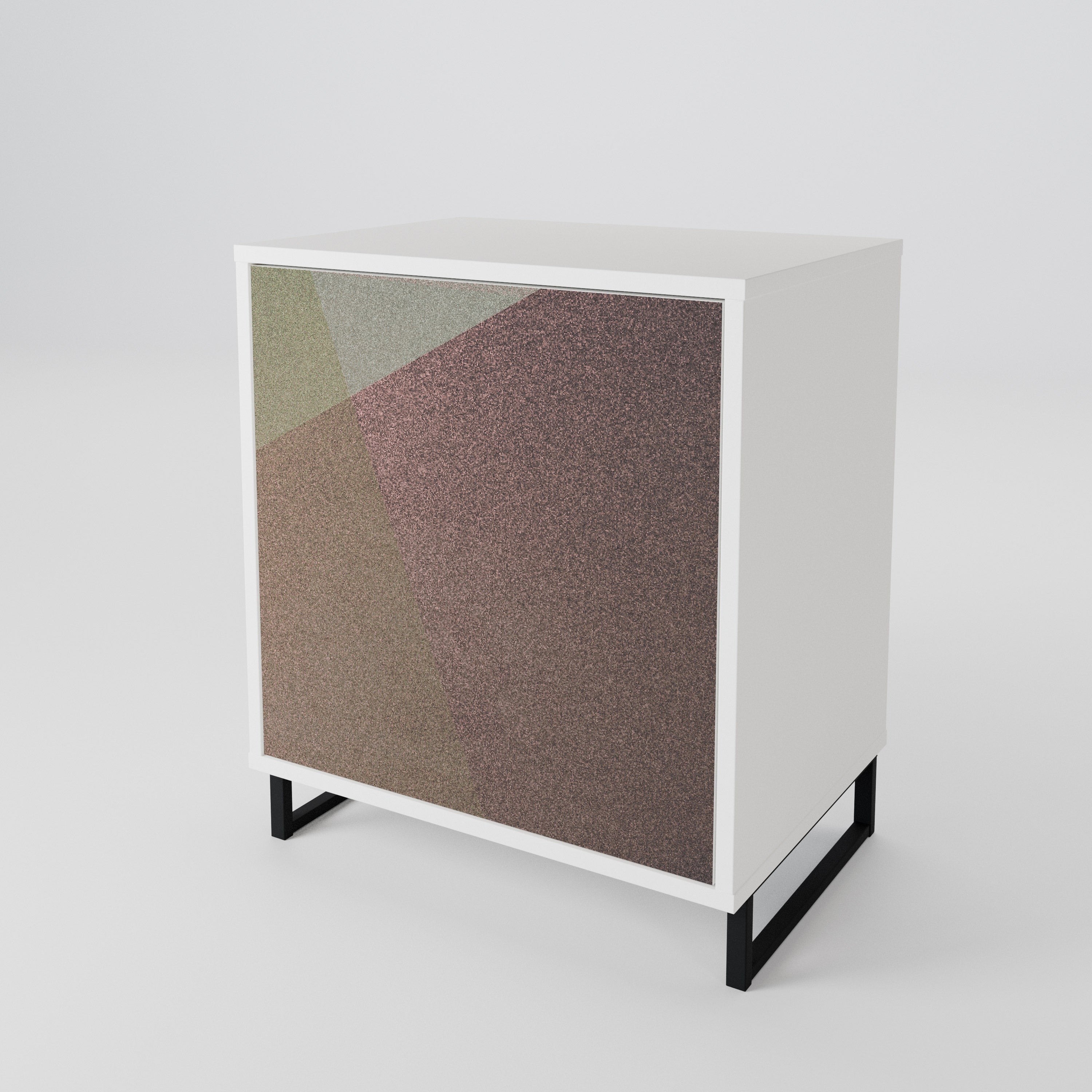 BEIGE GEOMETRY 1-türiges Sideboard