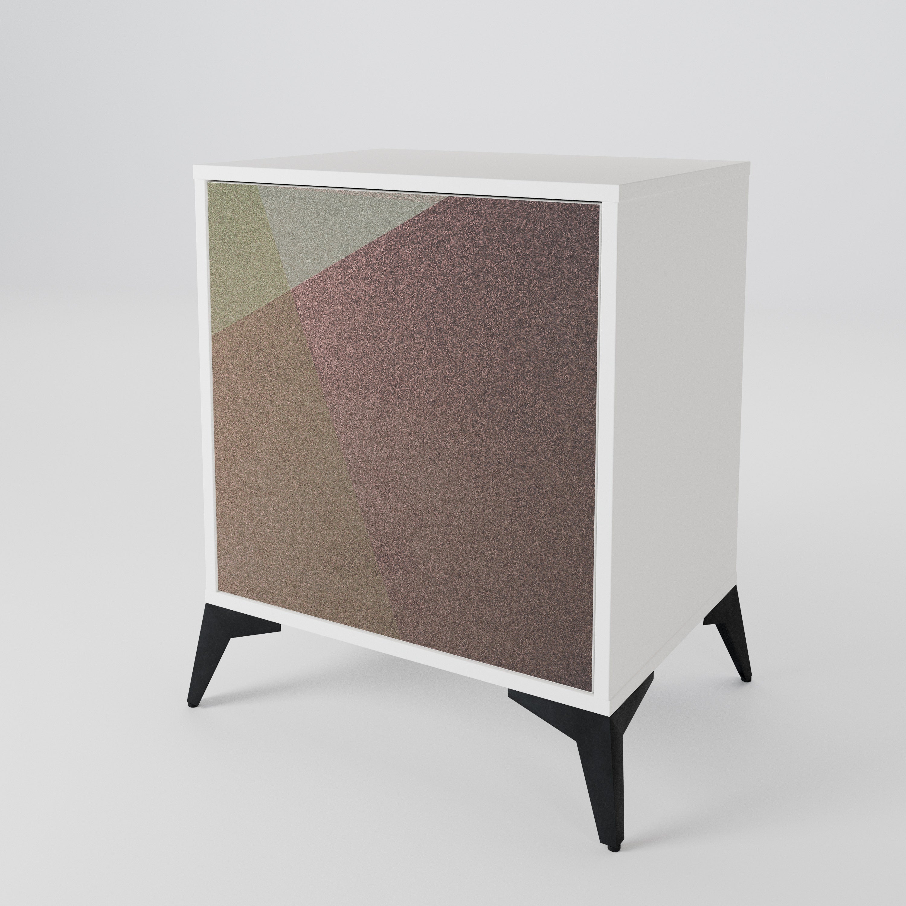 BEIGE GEOMETRY 1-türiges Sideboard