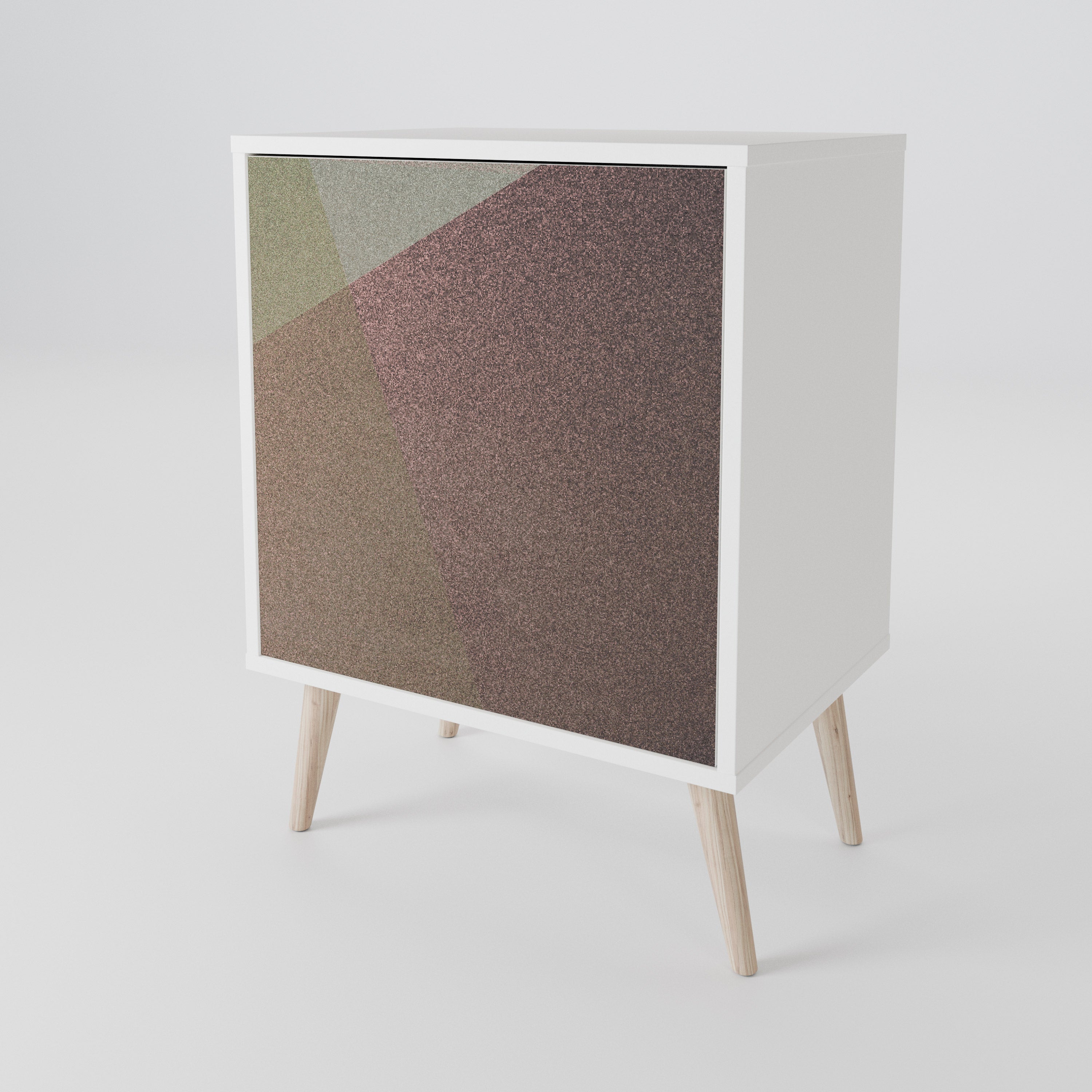 BEIGE GEOMETRY 1-türiges Sideboard