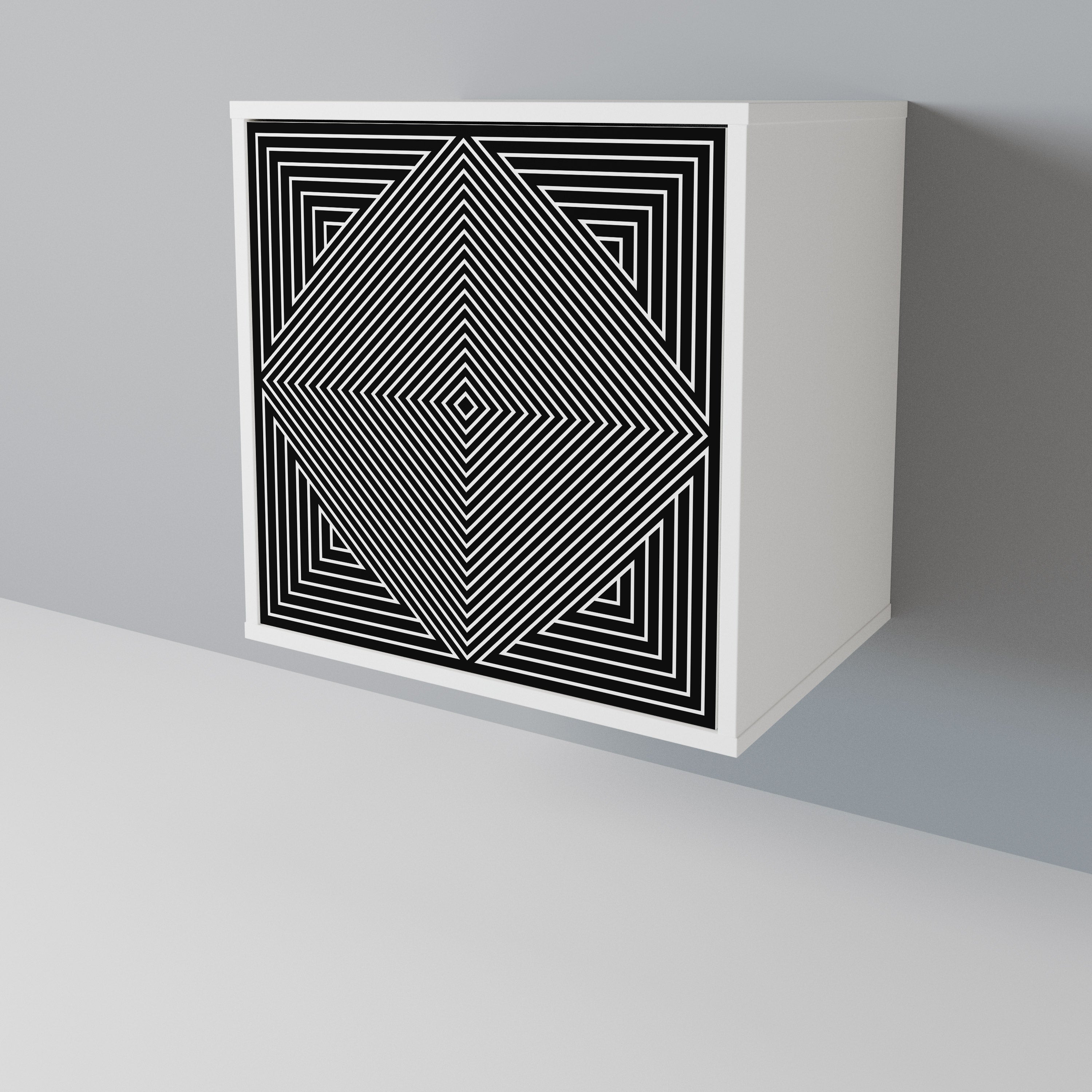 POLYGON ILLUSION 1-türiges Sideboard