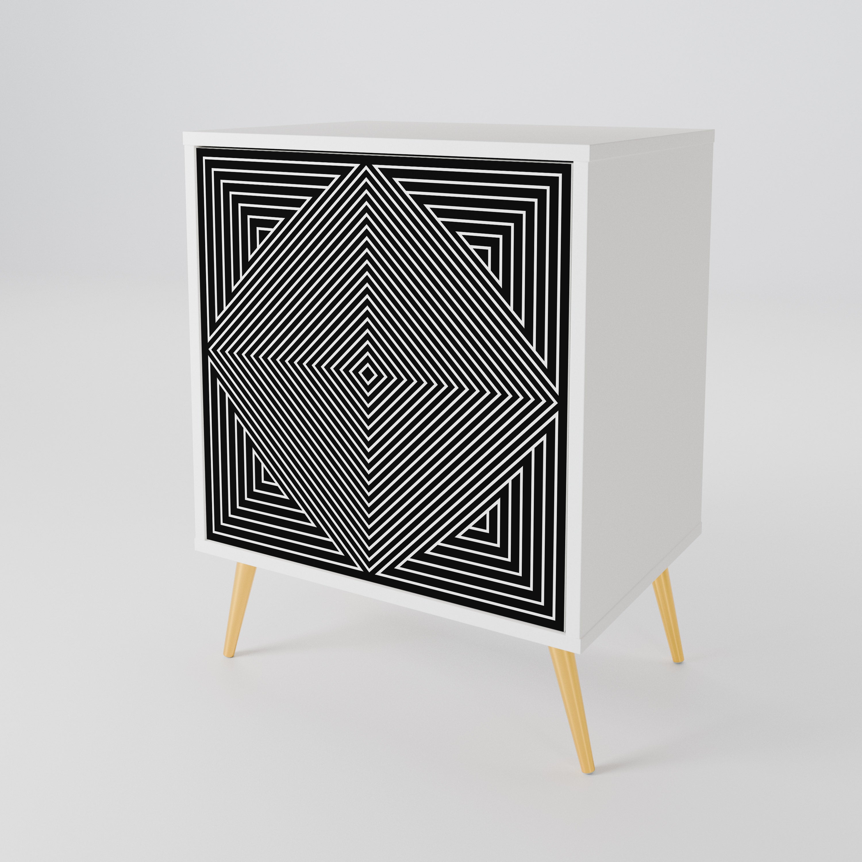 POLYGON ILLUSION 1-türiges Sideboard