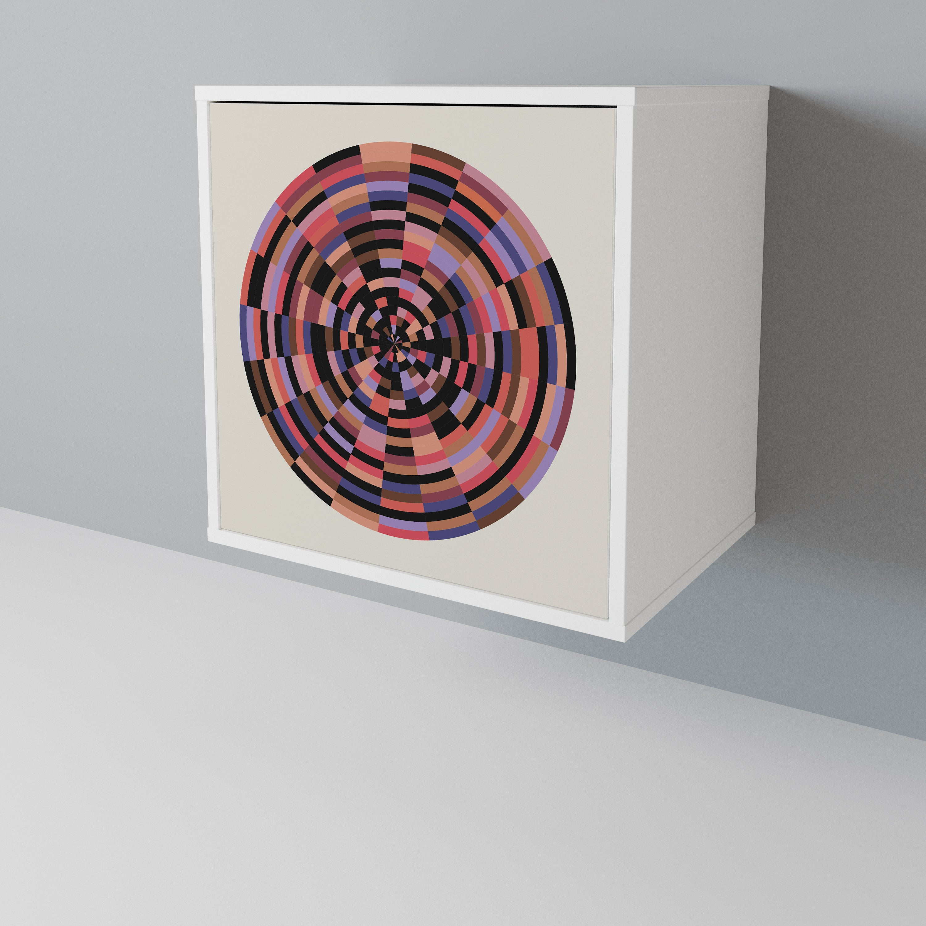 BROWN CIRCLES 1-türiges Sideboard