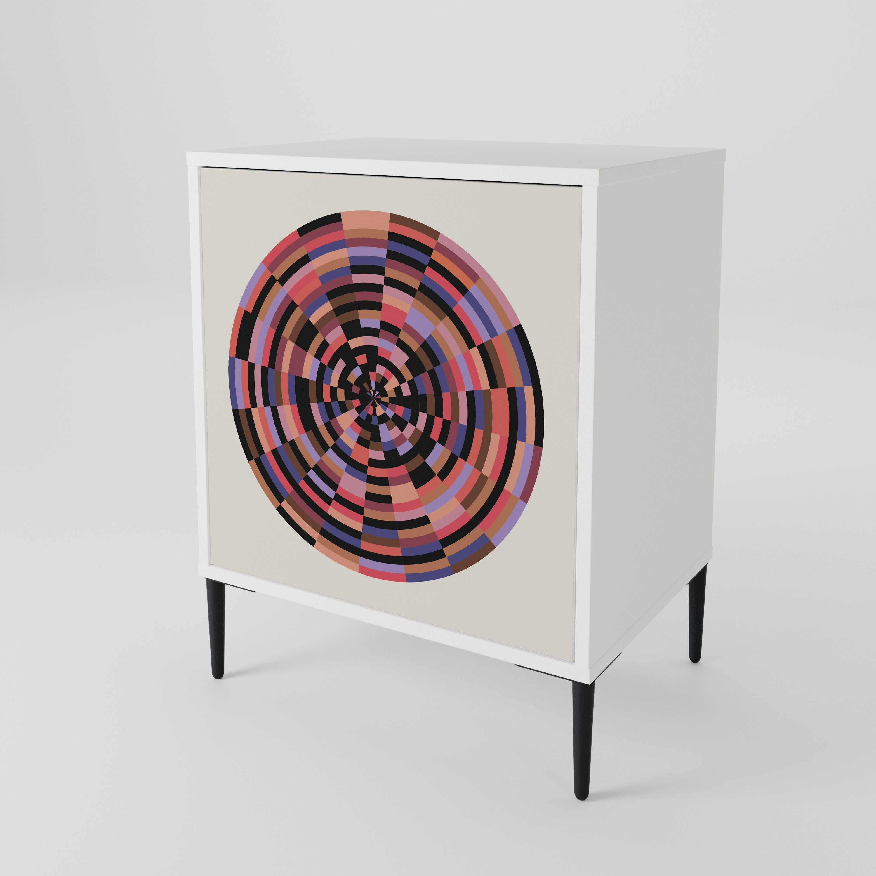 BROWN CIRCLES 1-türiges Sideboard