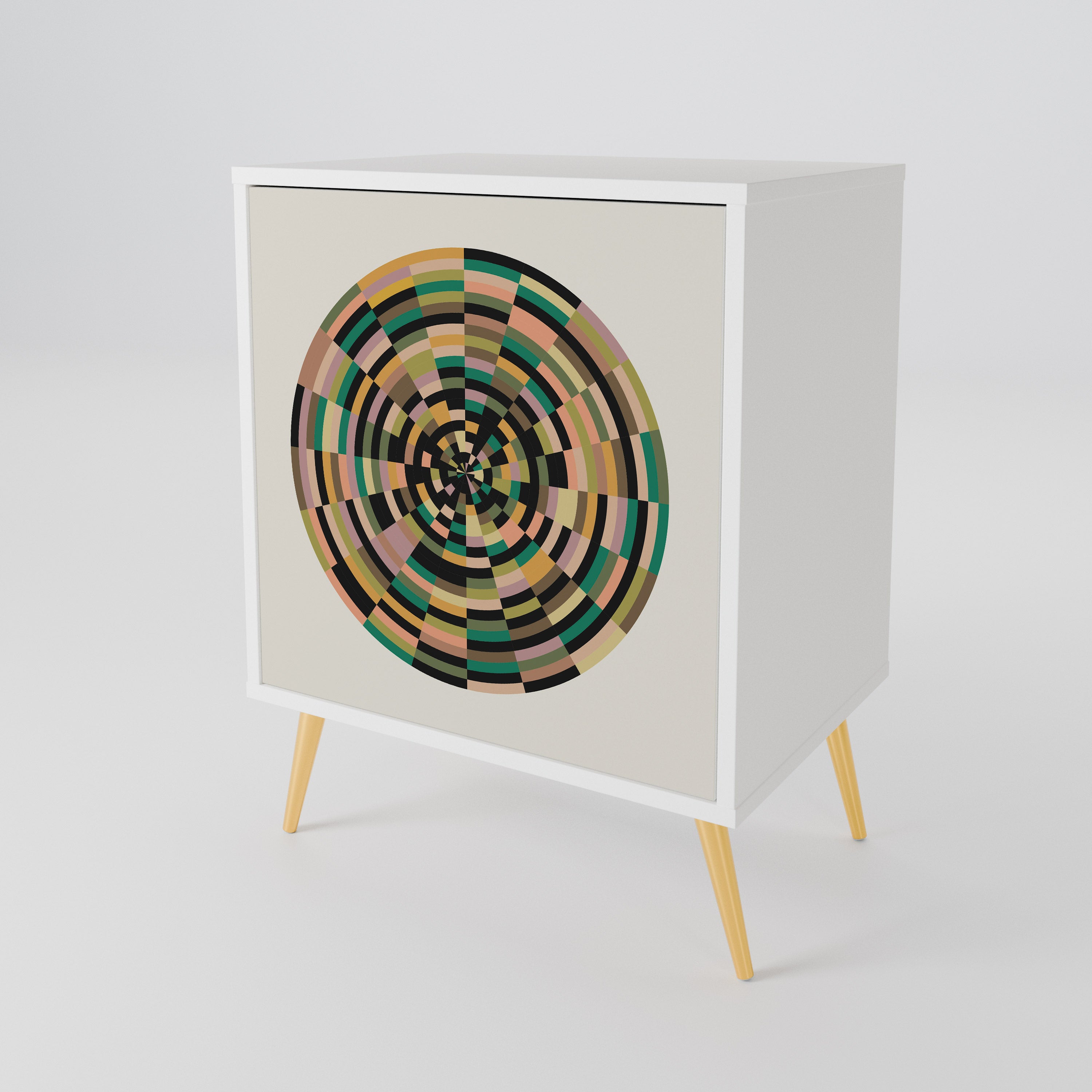 GREEN CIRCLES 1-türiges Sideboard