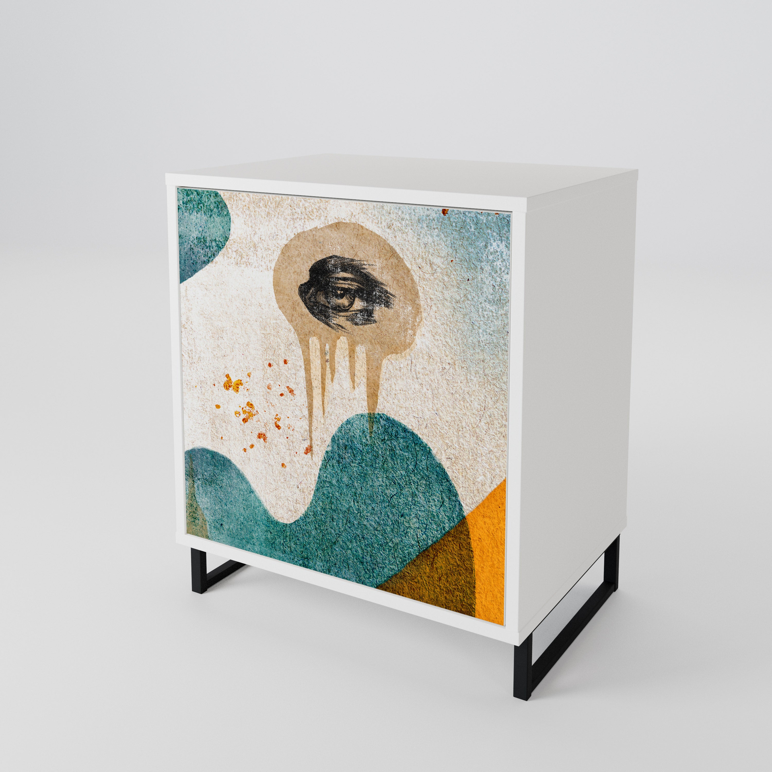 ABSTRACT FACES 1-türiges Sideboard