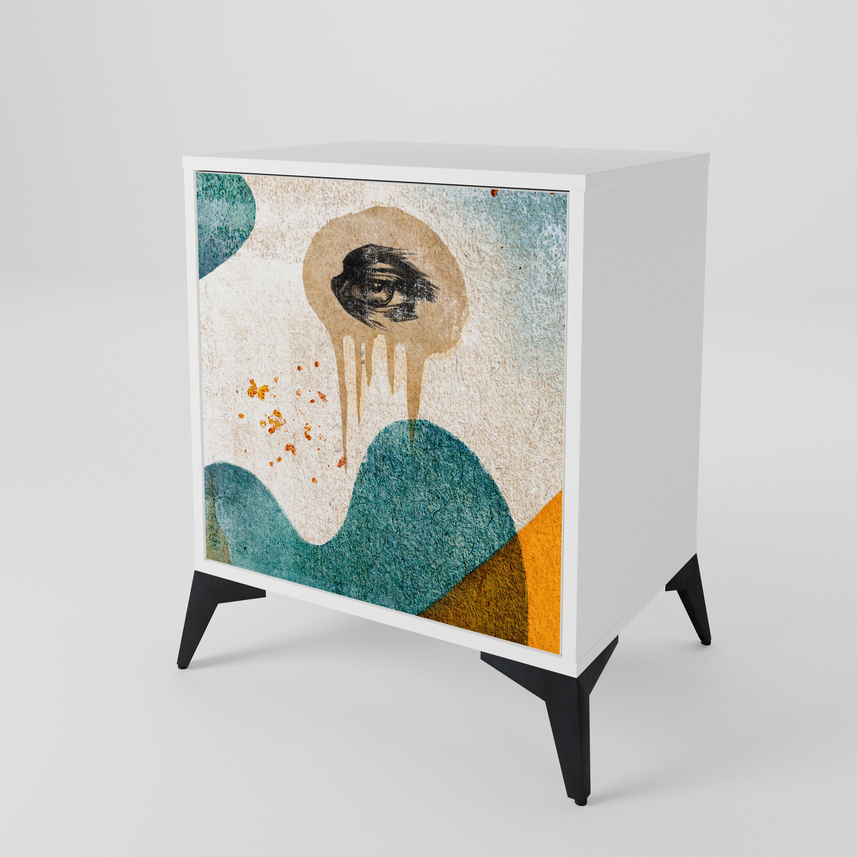 ABSTRACT FACES 1-türiges Sideboard